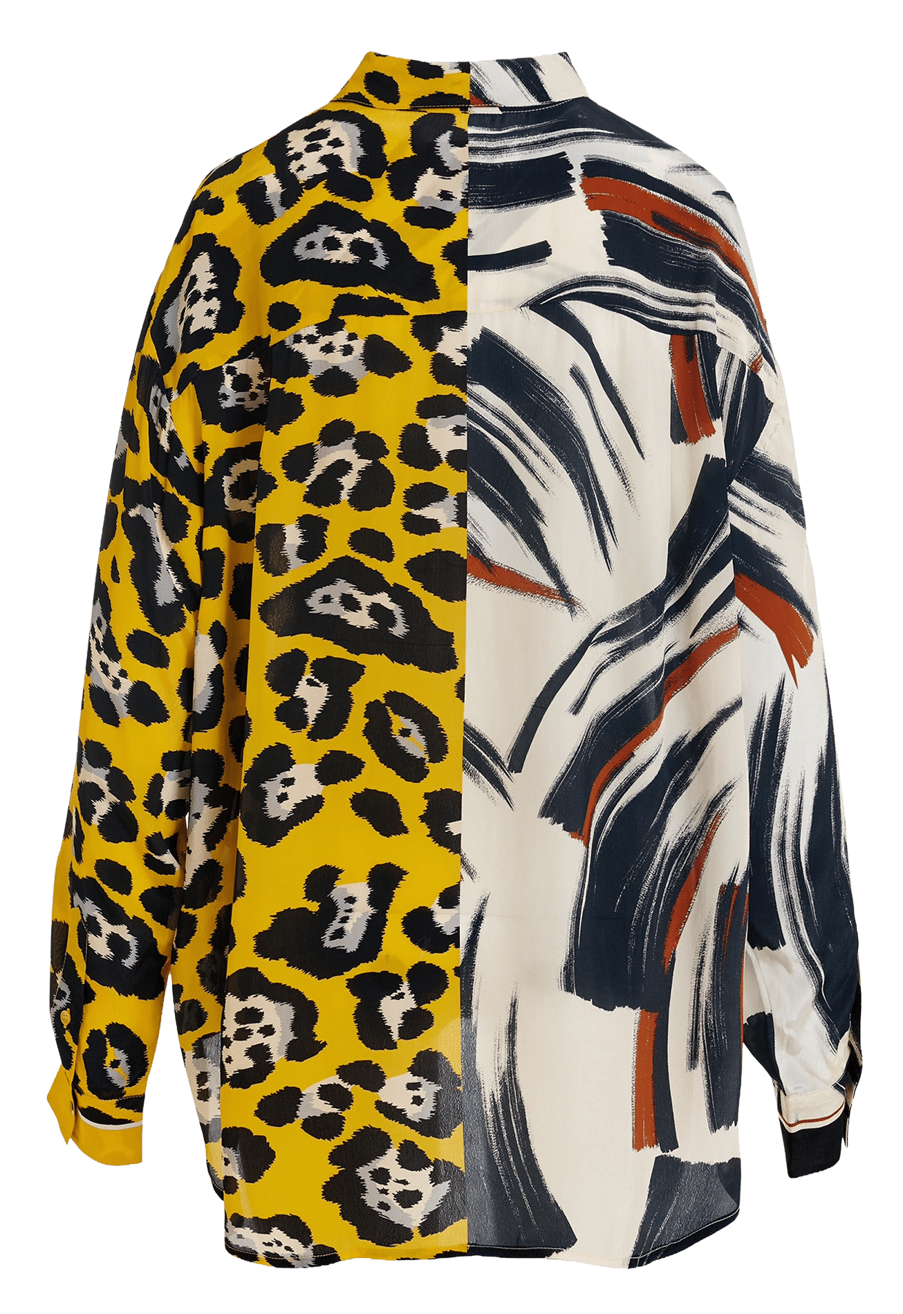 Gerade geschnittenes Hemd mit klassischem Kragen und Print ESSENTIEL ANTWERP Mehrfarbig