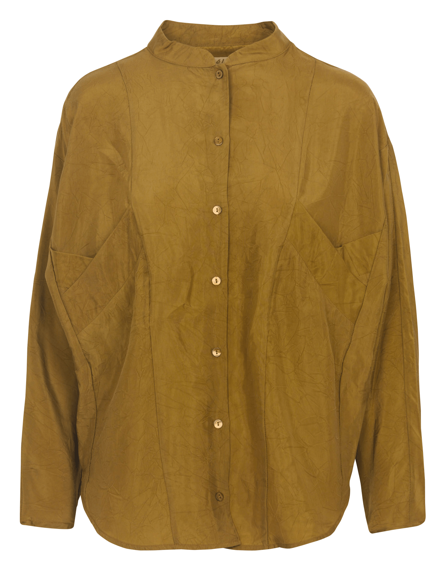 Blouse with round collar COTELAC Brown