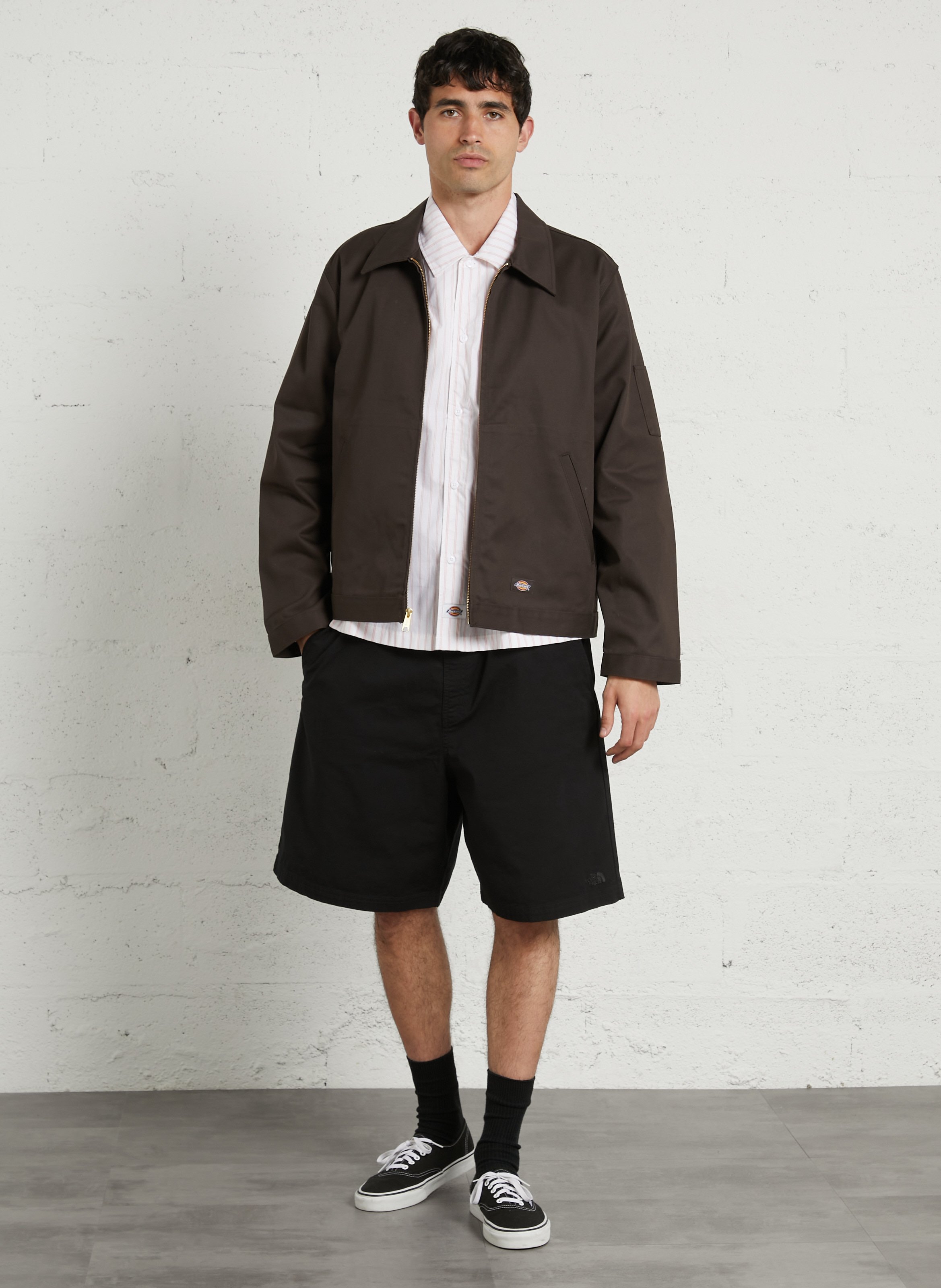 Gerade geschnittene Jacke mit Reißverschluss DICKIES Blau