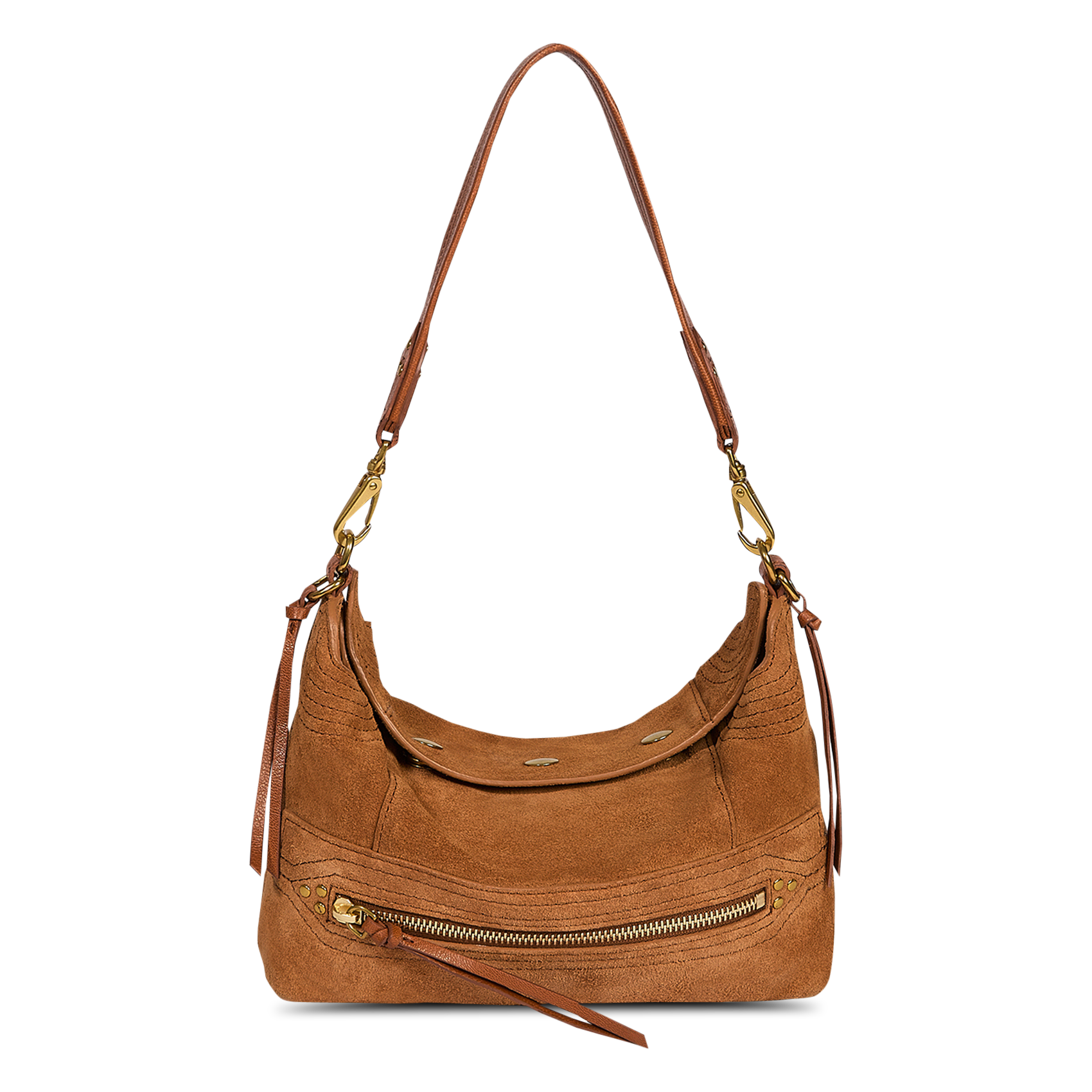 Velvet handbag JEROME DREYFUSS Brown