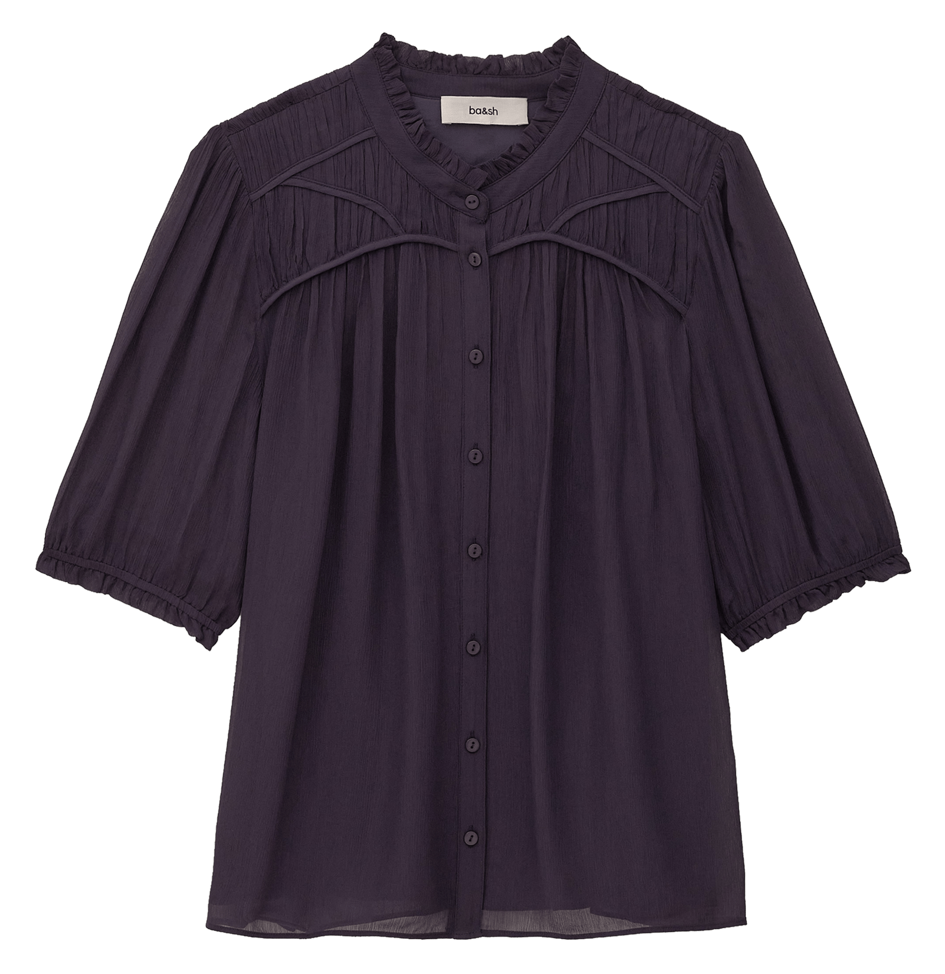 Blouse col rond  BA&SH Violet