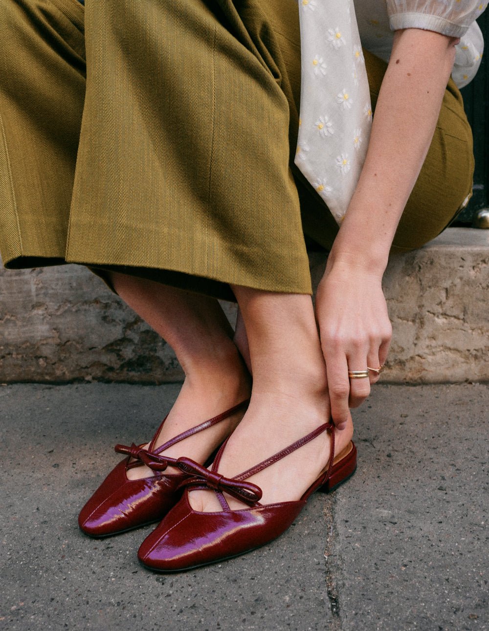 Ballet pumps ODAJE Red