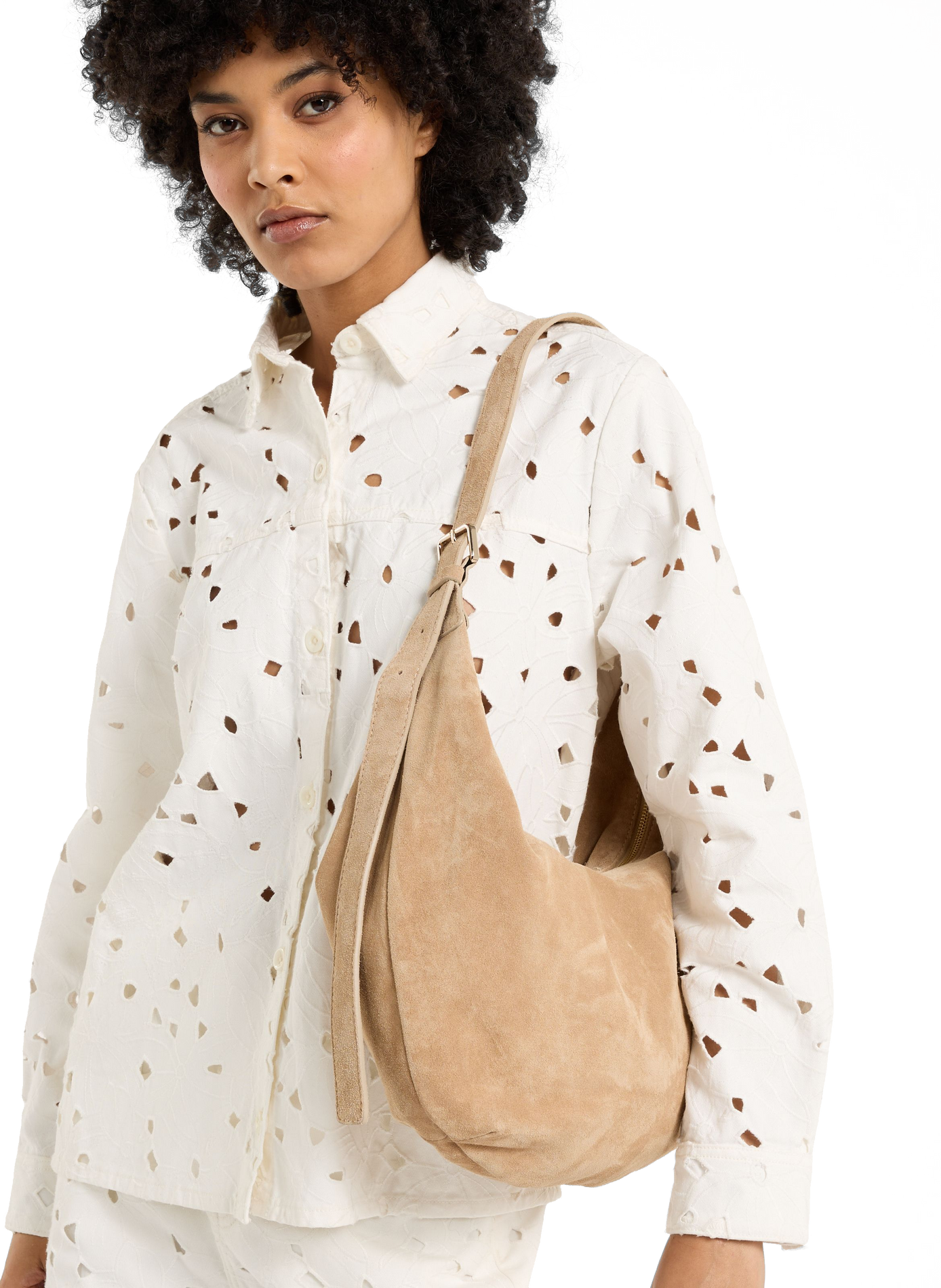 Leren heuptasje SAISON 1865 Beige