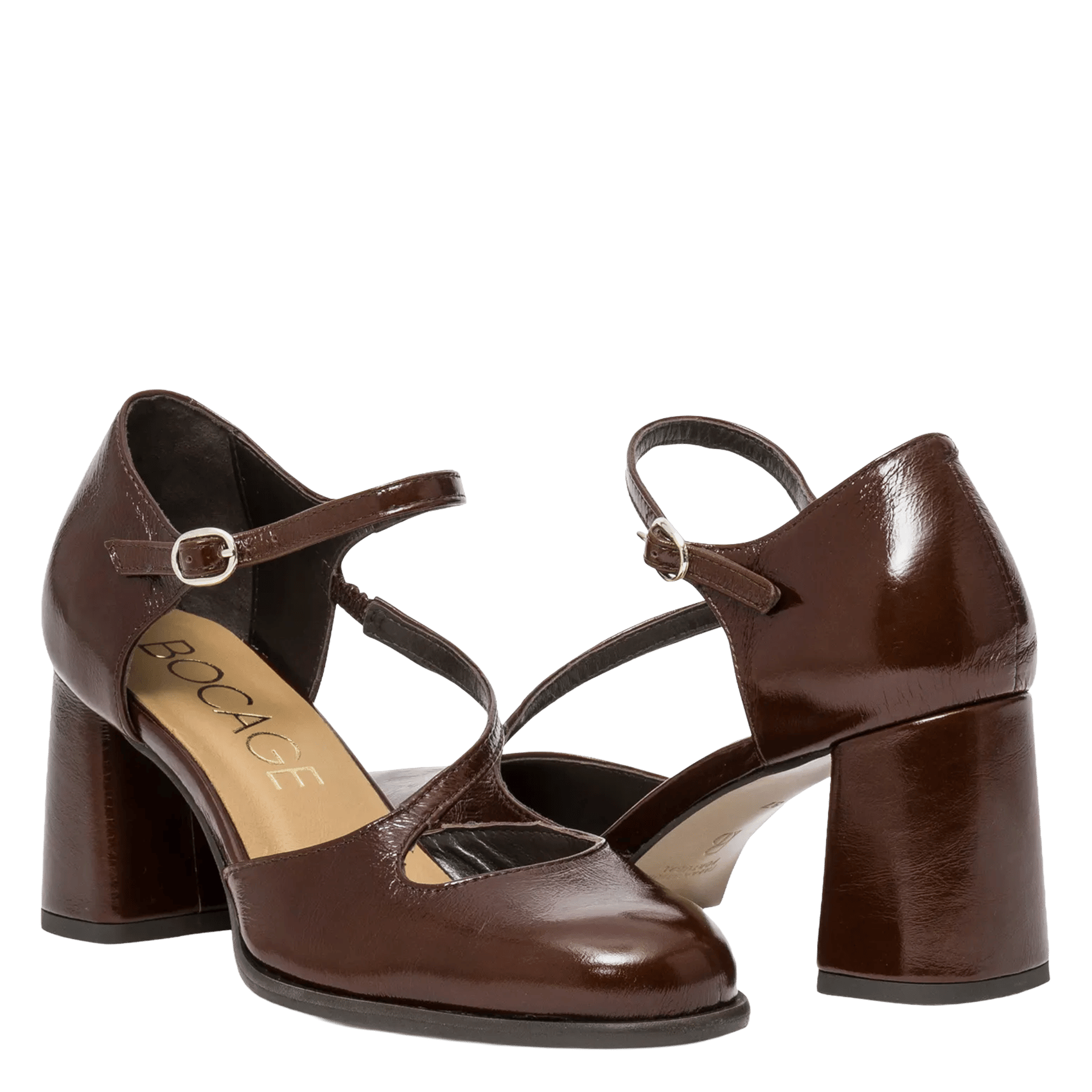Leather pumps | Brown BOCAGE Women