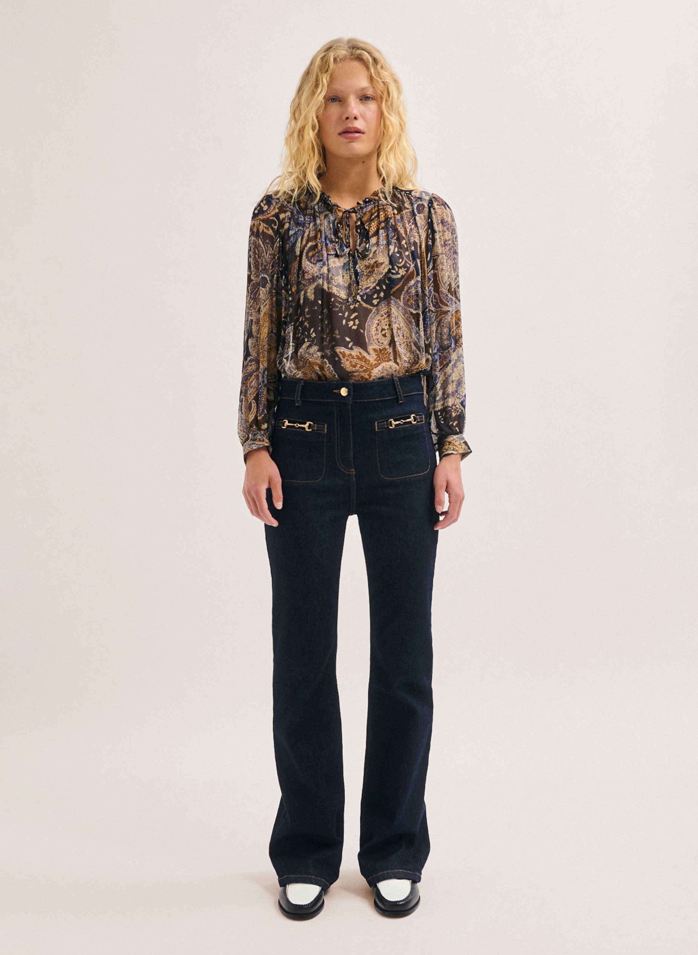 Bootcut-Jeans PABLO Blau