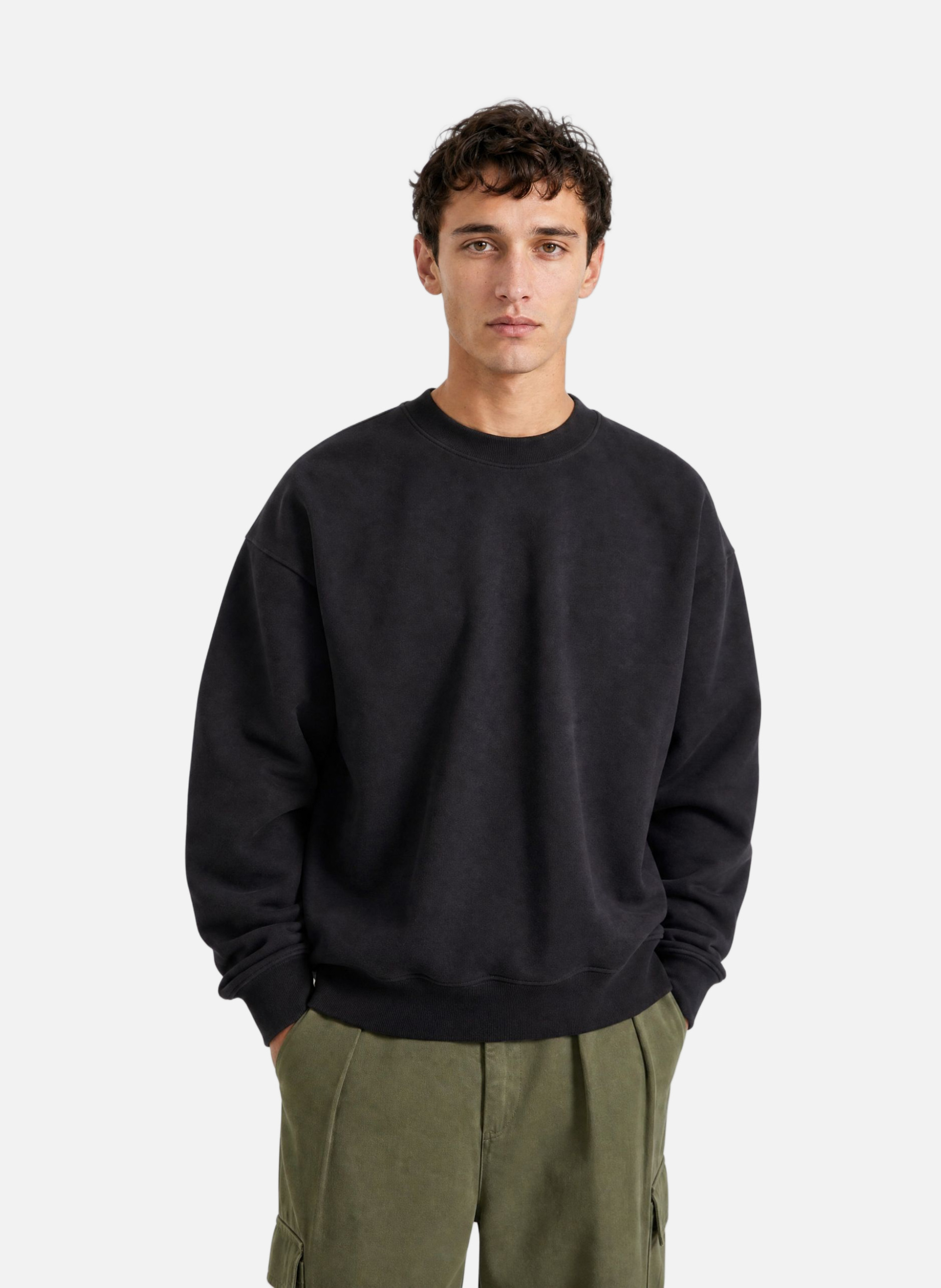 Round neck sweatshirt THE KOOPLES Black