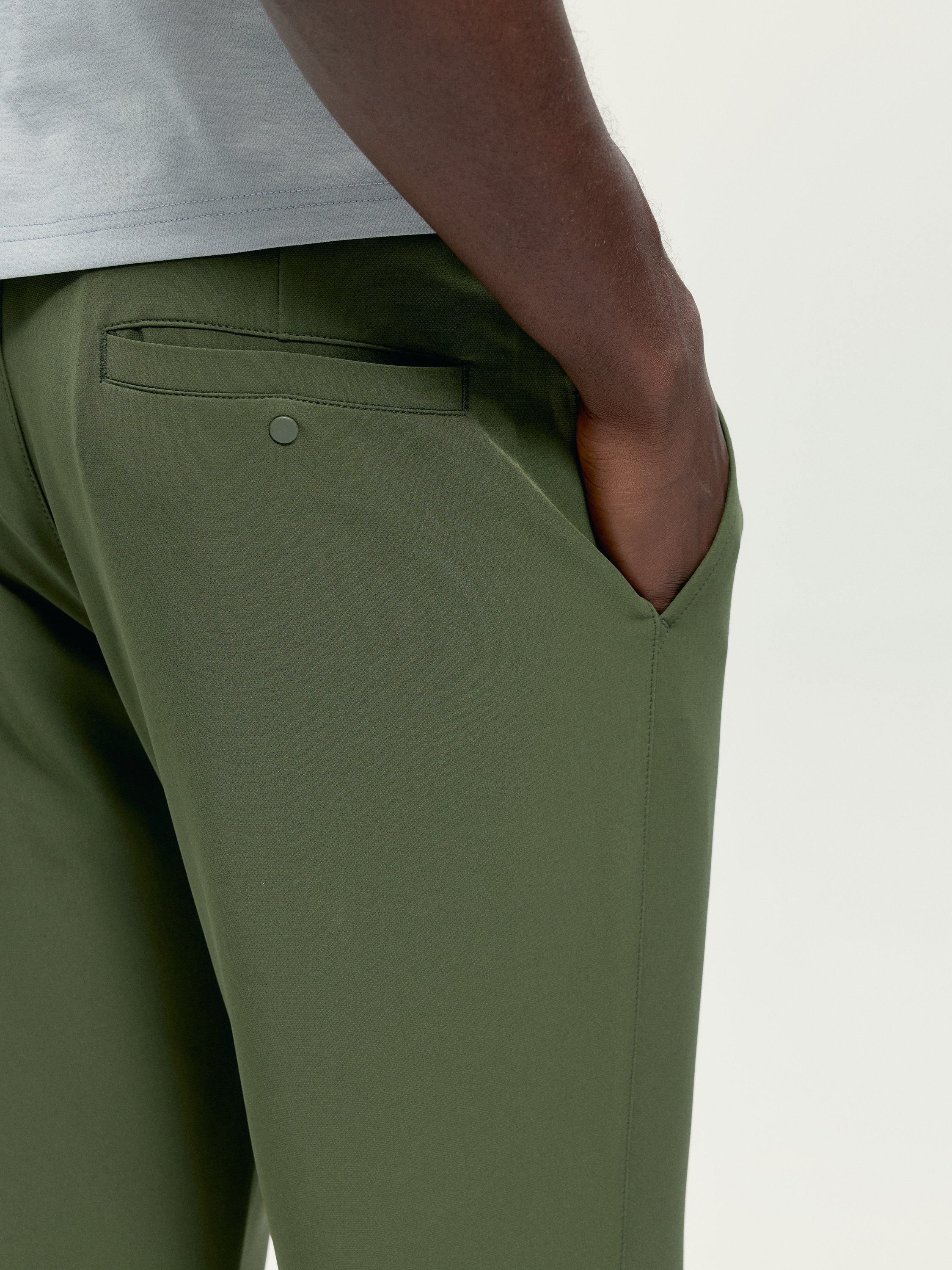 Men's sports pants ebro quick-drying soft touch BORN Green