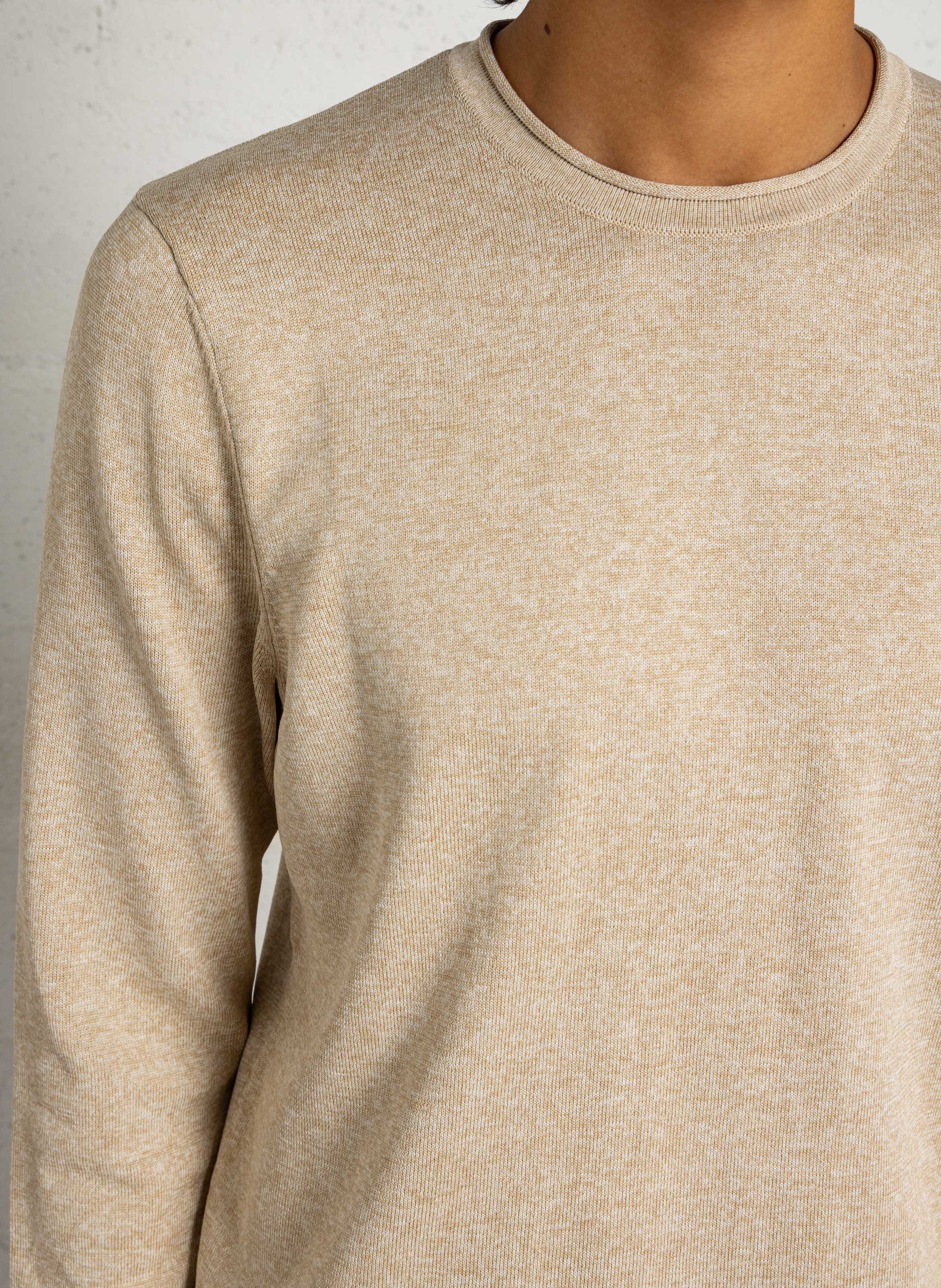 Baumwollpullover | Beige IKKS Herren
