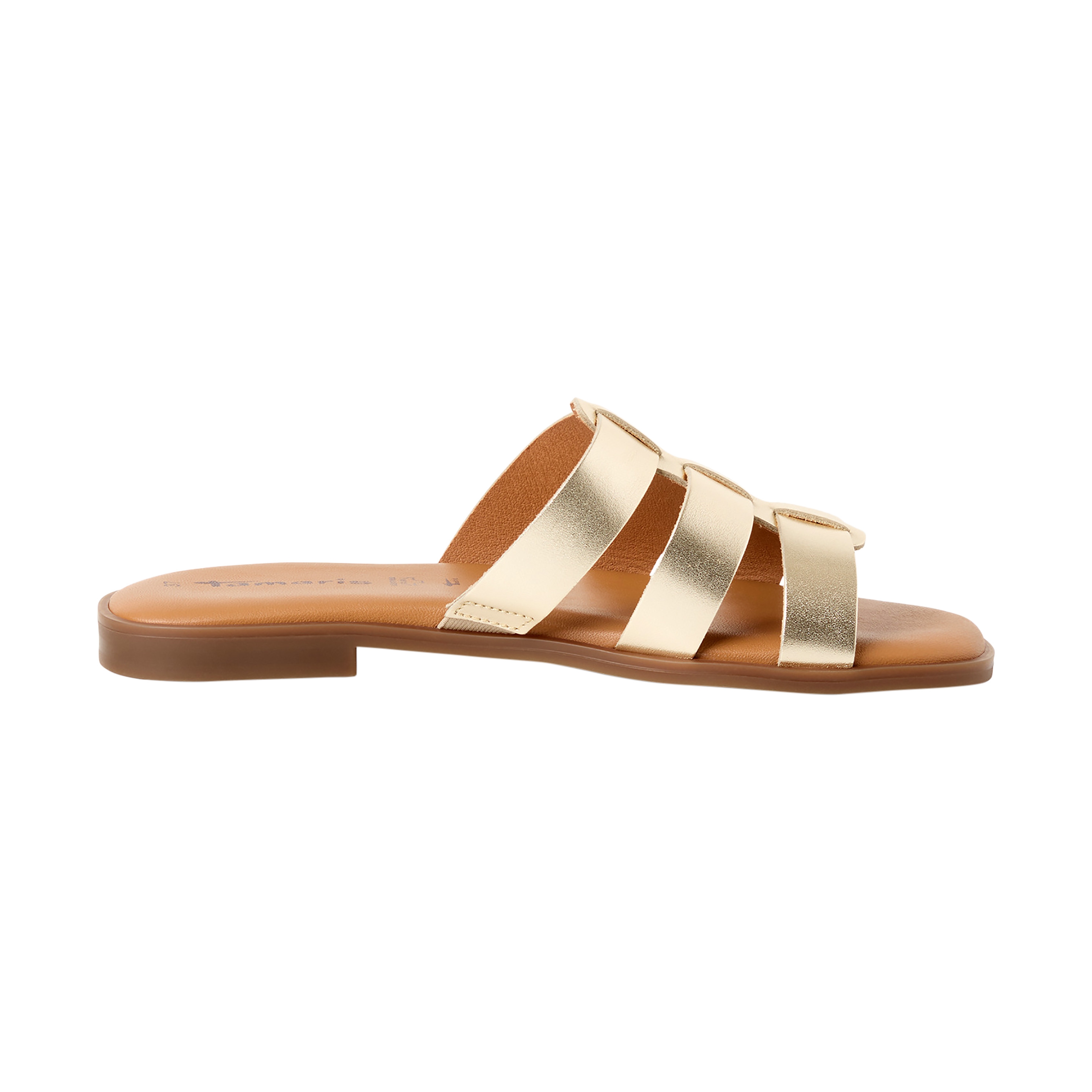 Leather sandals TAMARIS Grey