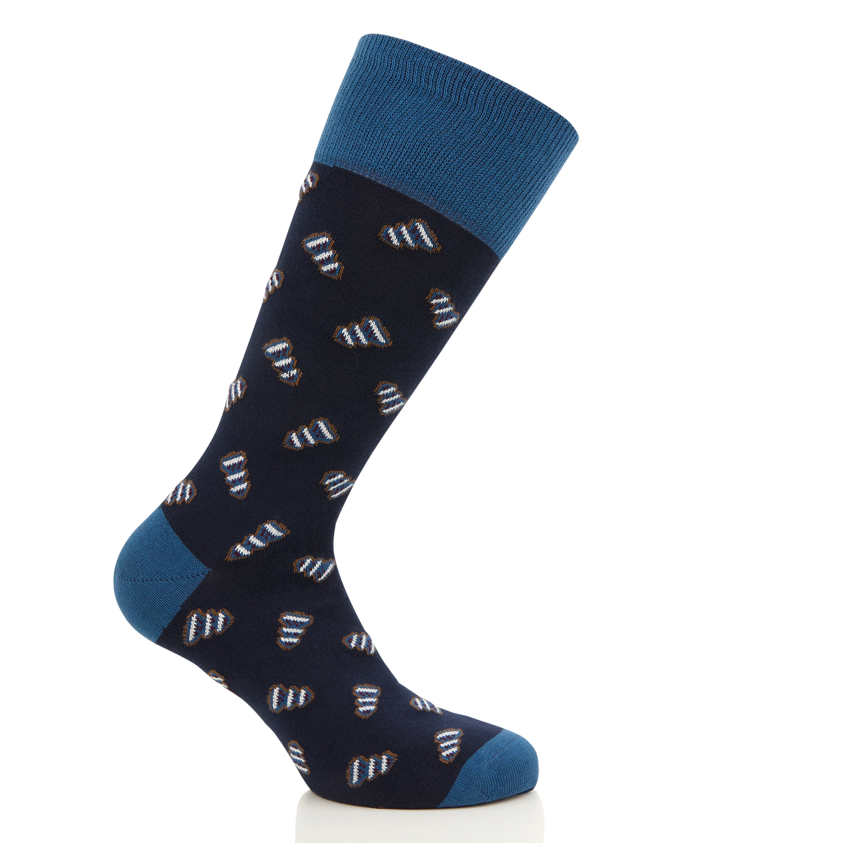 Chaussettes en coton mélangé imprimé Mult Au Printemps Paris