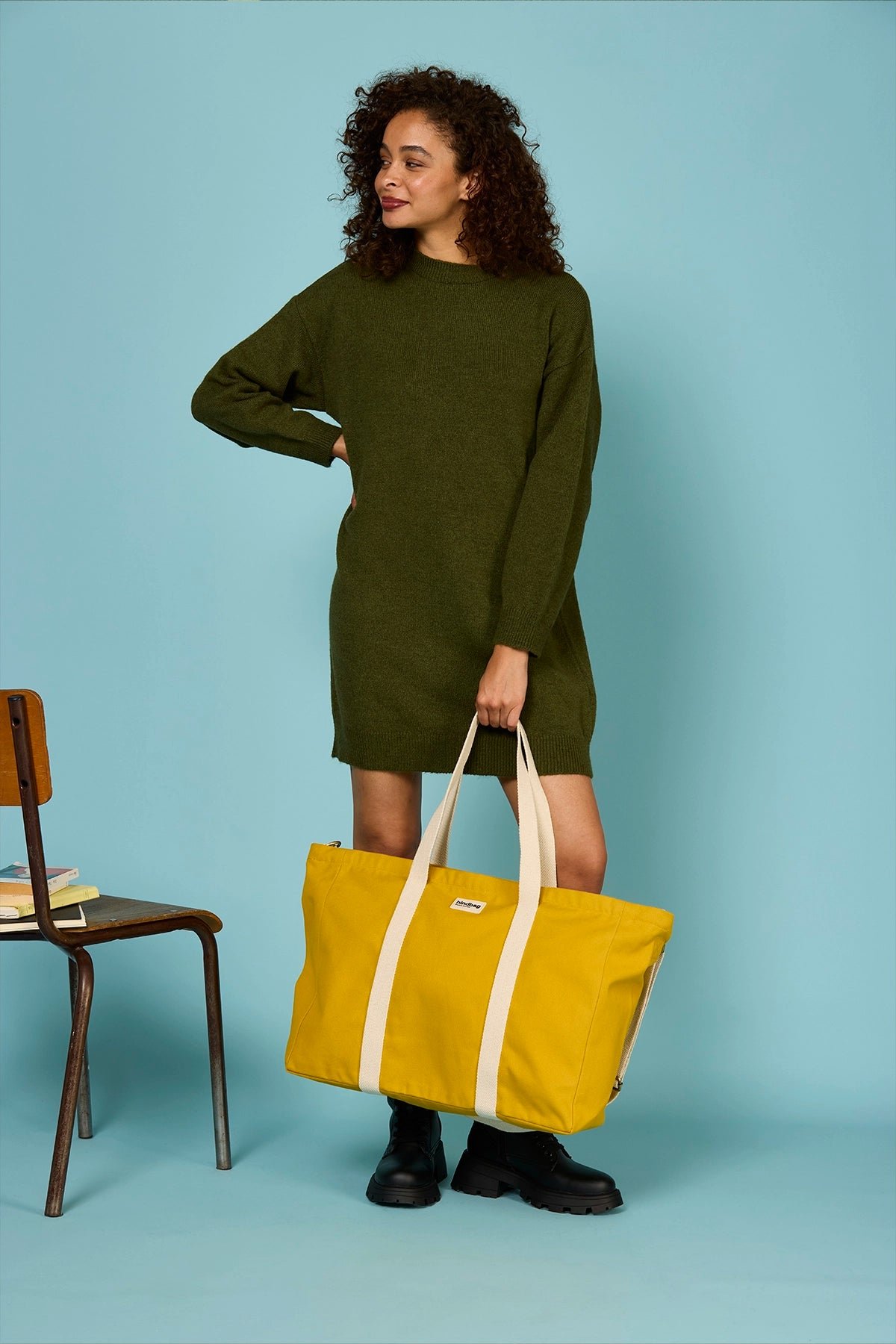 Cotton tote bag Yellow