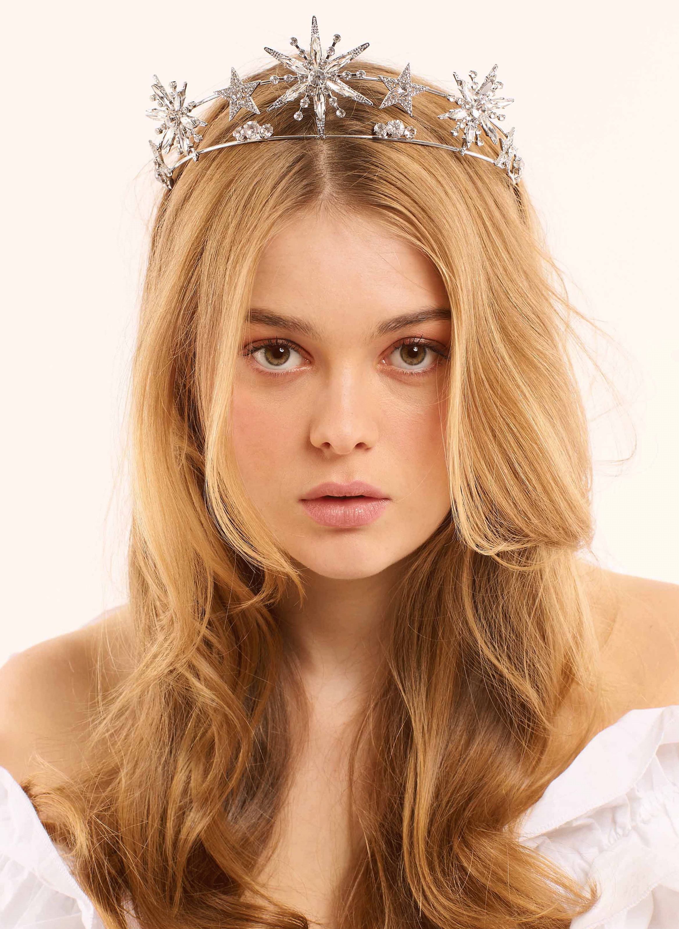 Hair barrette with rhinestones HIPANEMA Silver