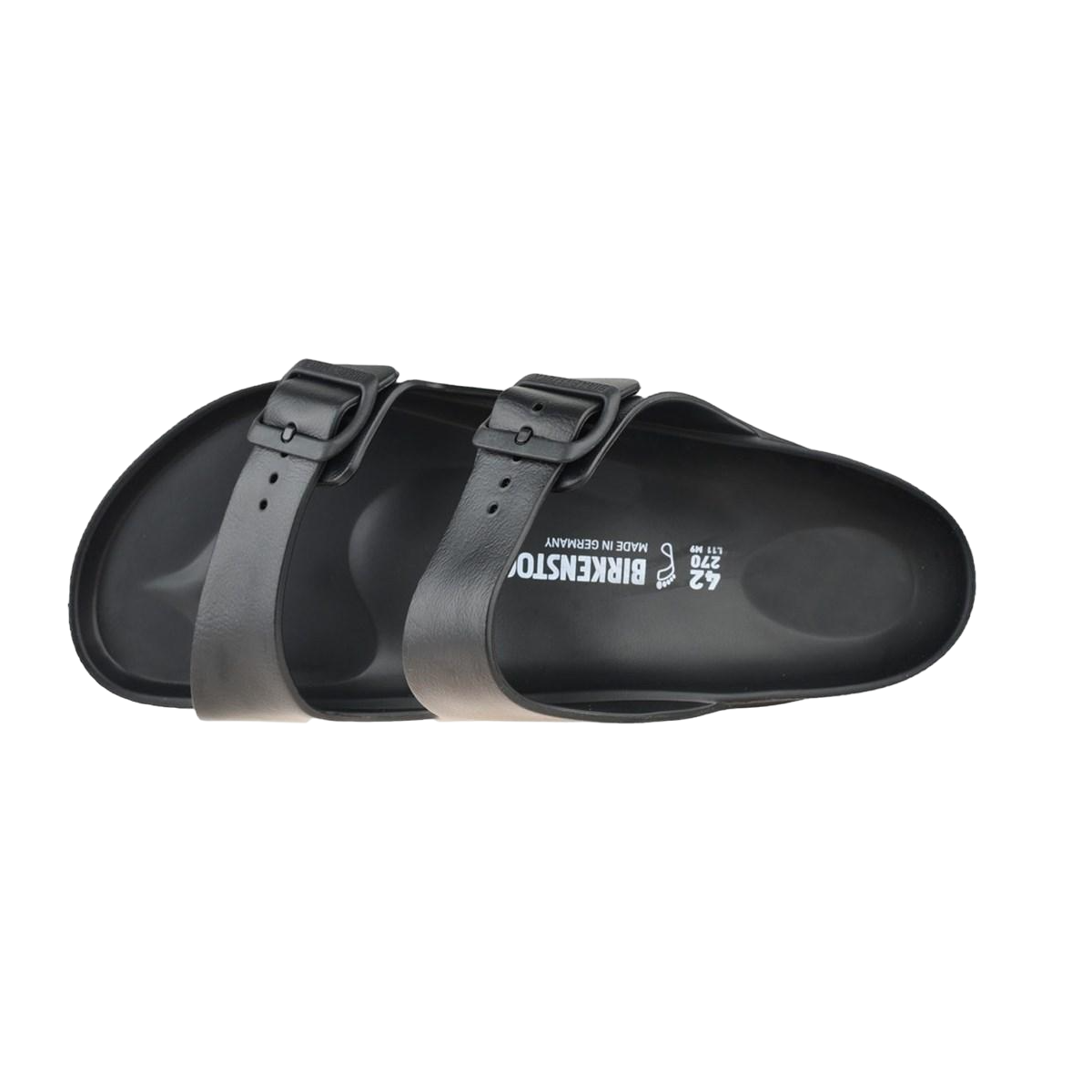 Faux leather sandals BIRKENSTOCK Black