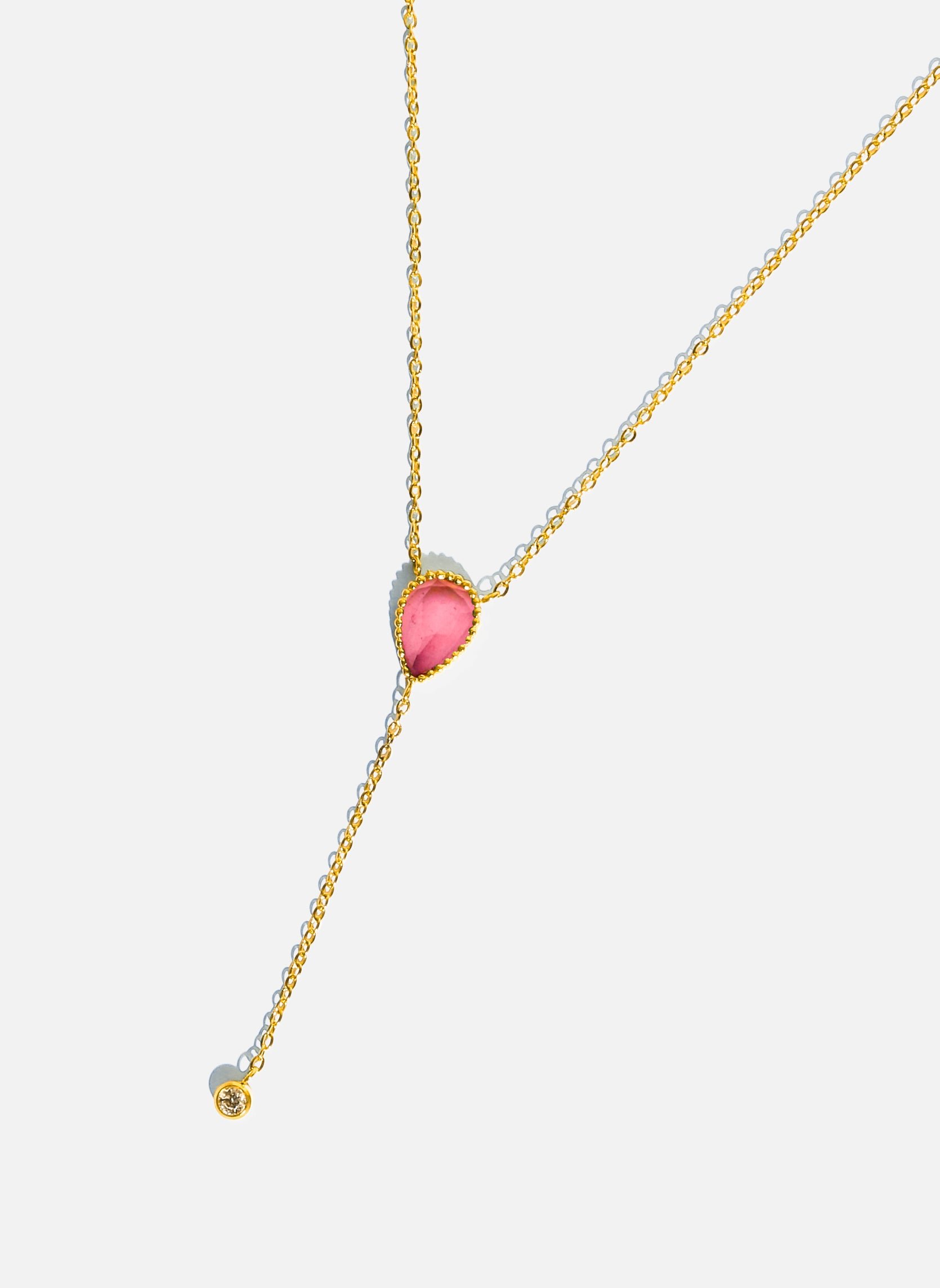 Isadora chain necklace AEC Paris Pink