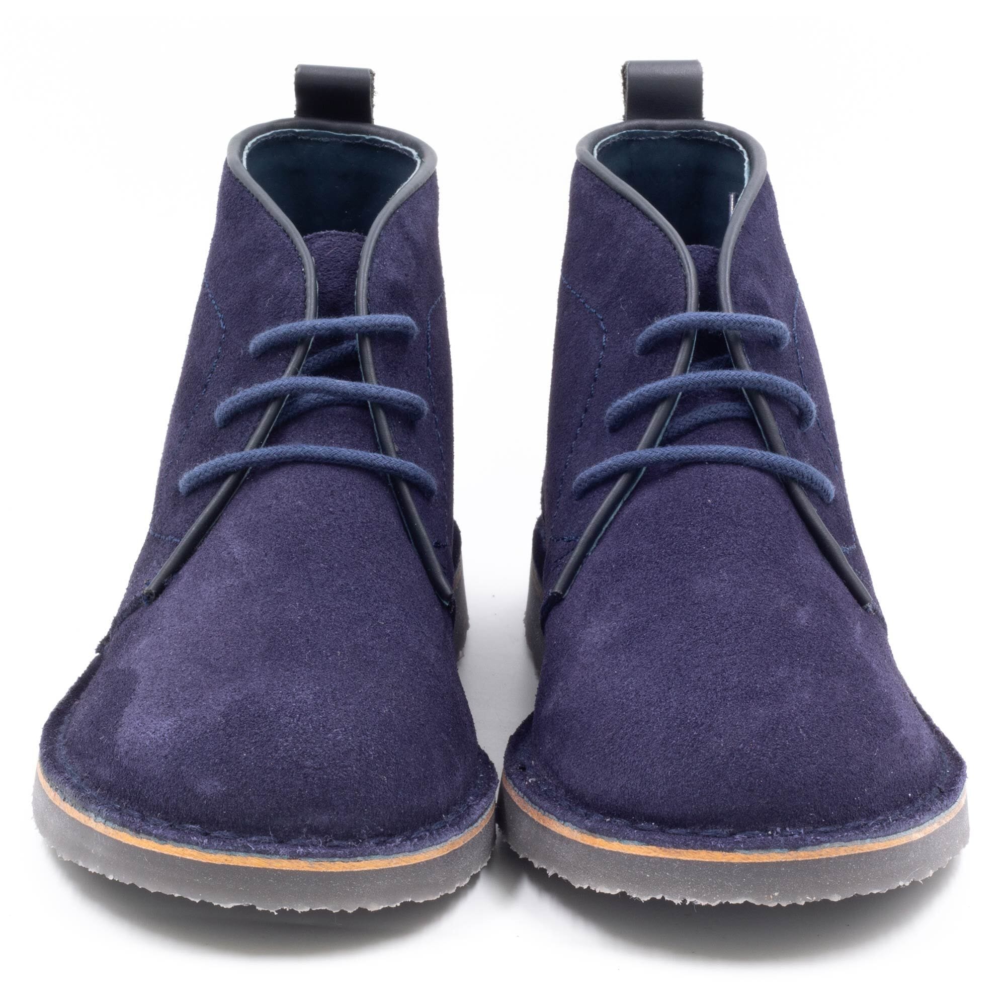 Chaussures enfant en cuir à lacet Boni & Sidonie Bleu