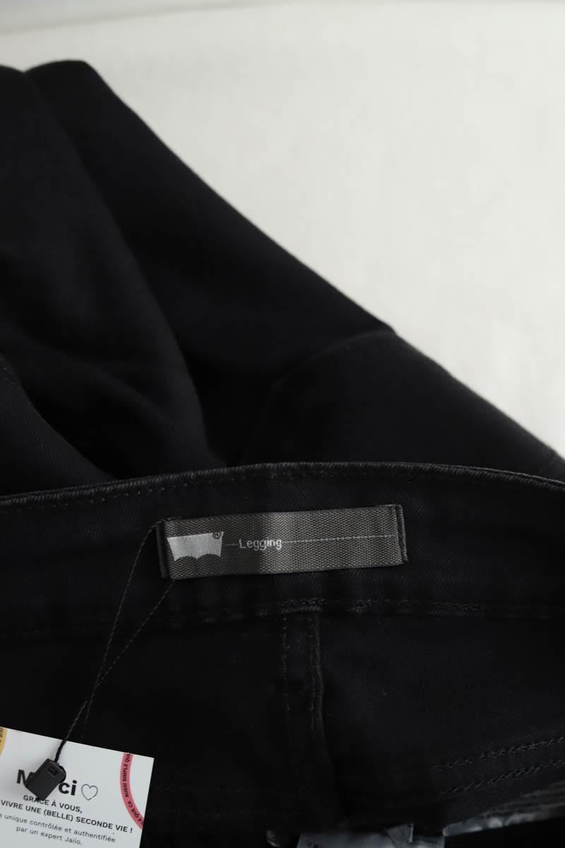 Cotton skinny jeans LEVI'S - Seconde main Black