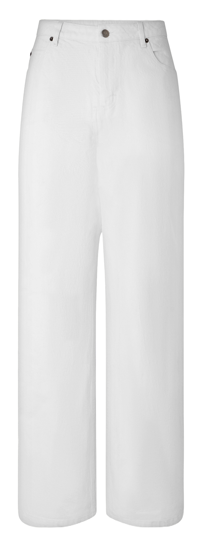 Regular waist wide-leg jeans SOEUR Beige