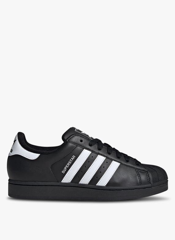 Baskets basses à lacets Superstar ii Noir Adidas Femme Place