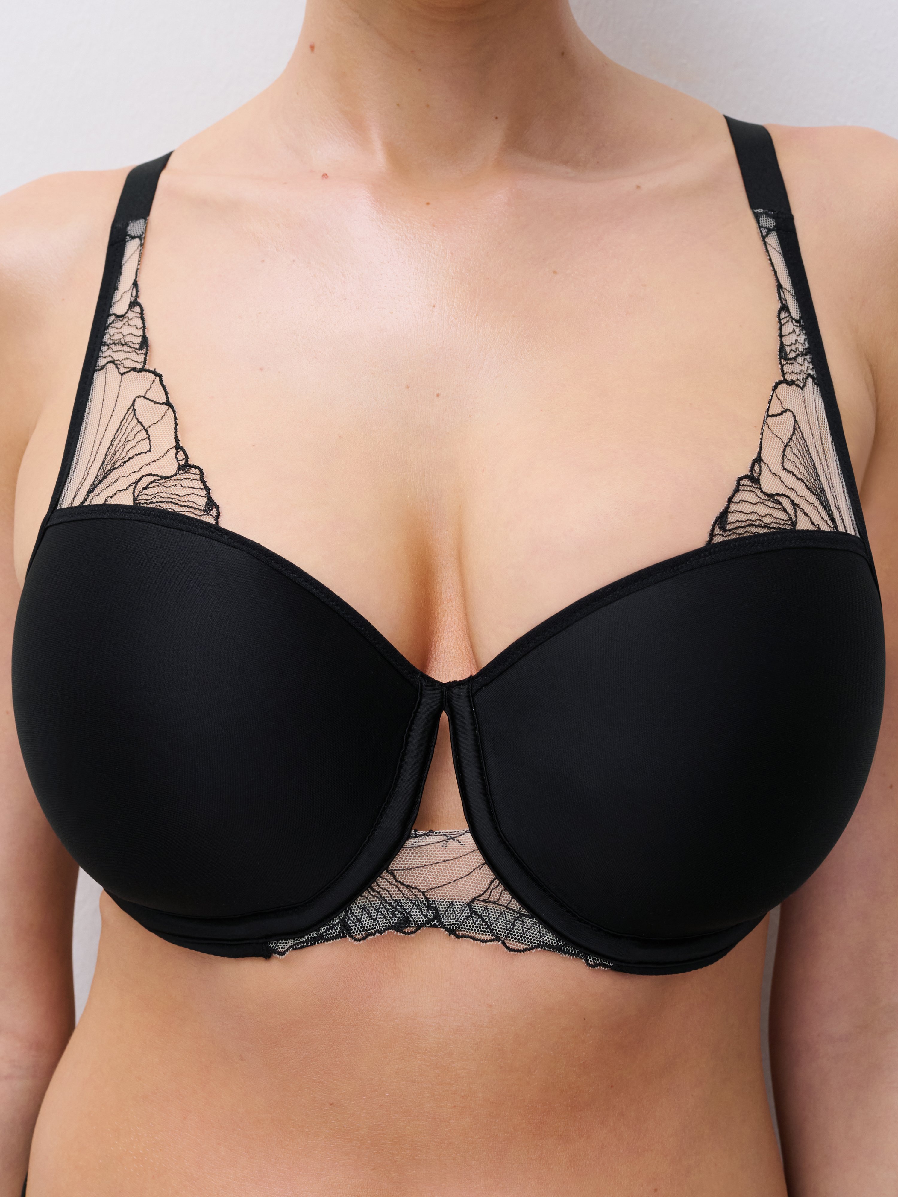 Memory foam half-cup bra Multicolored