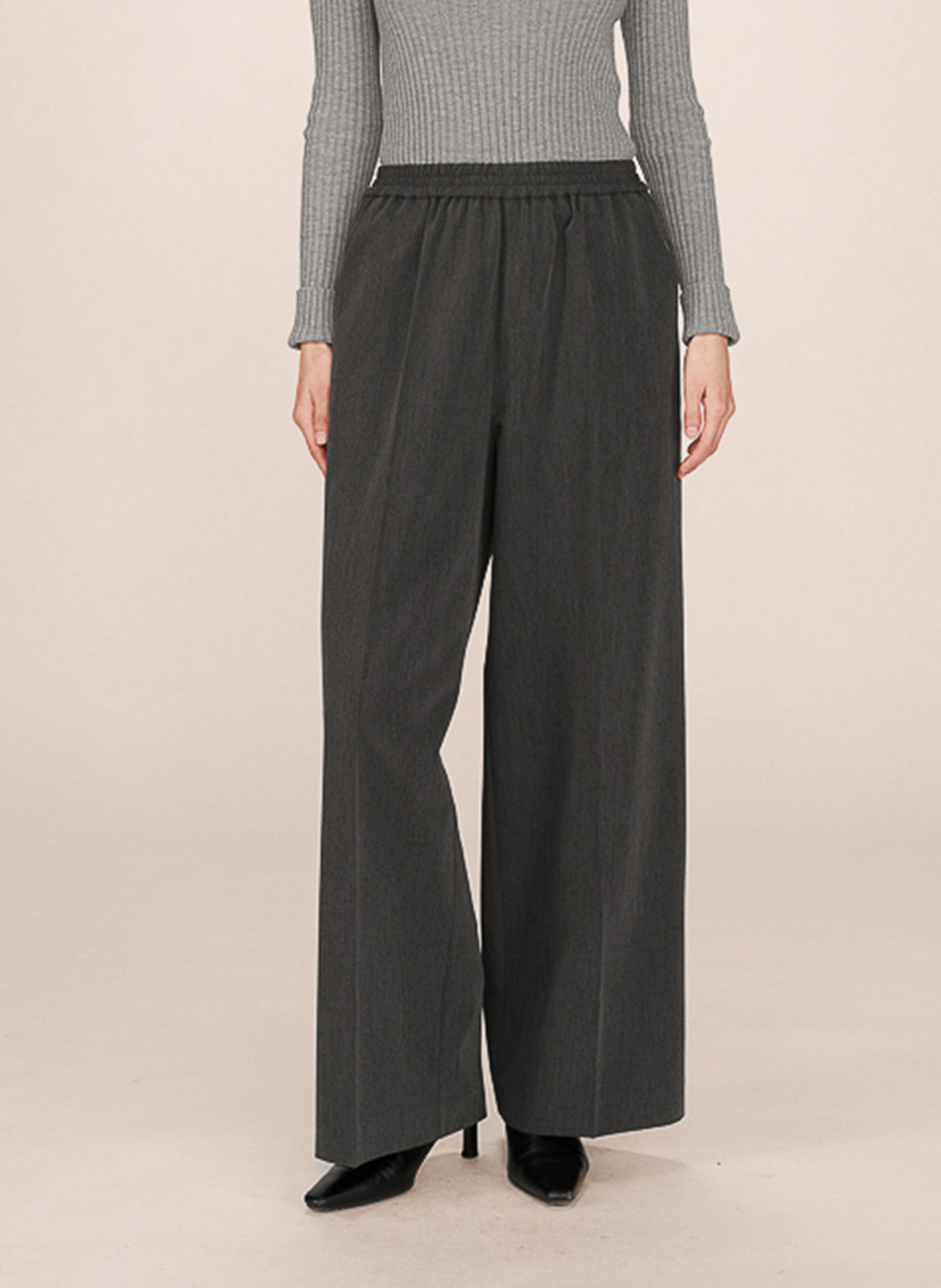 Wijde broek GRACE ET MILA Grijs