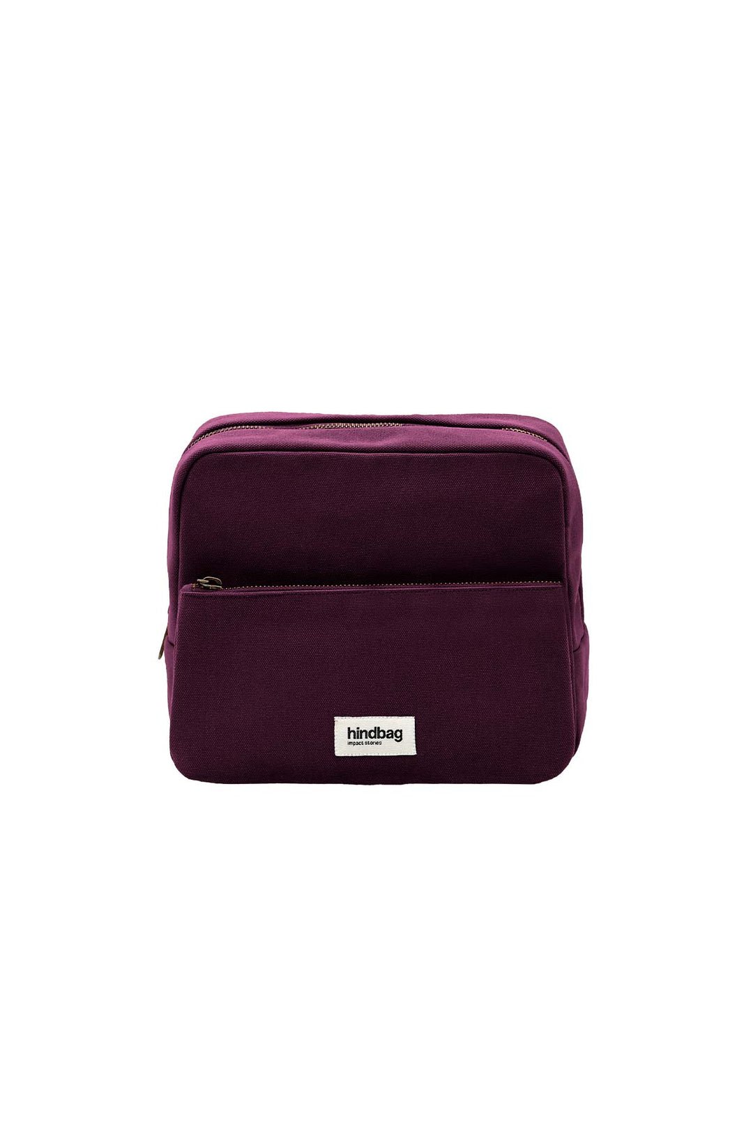 Cotton toiletry bag HINDBAG Purple
