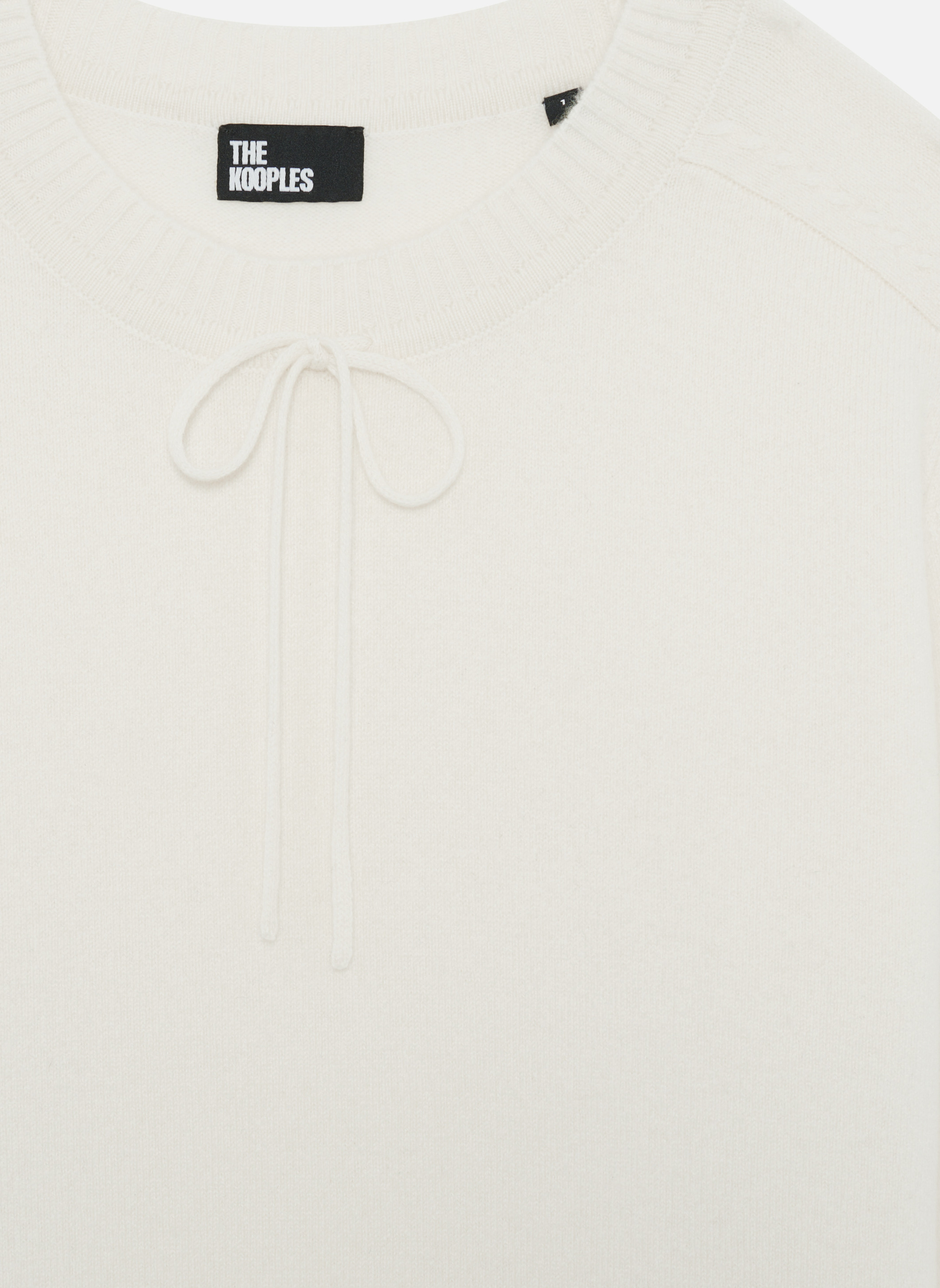 Belted cashmere sweater THE KOOPLES Beige