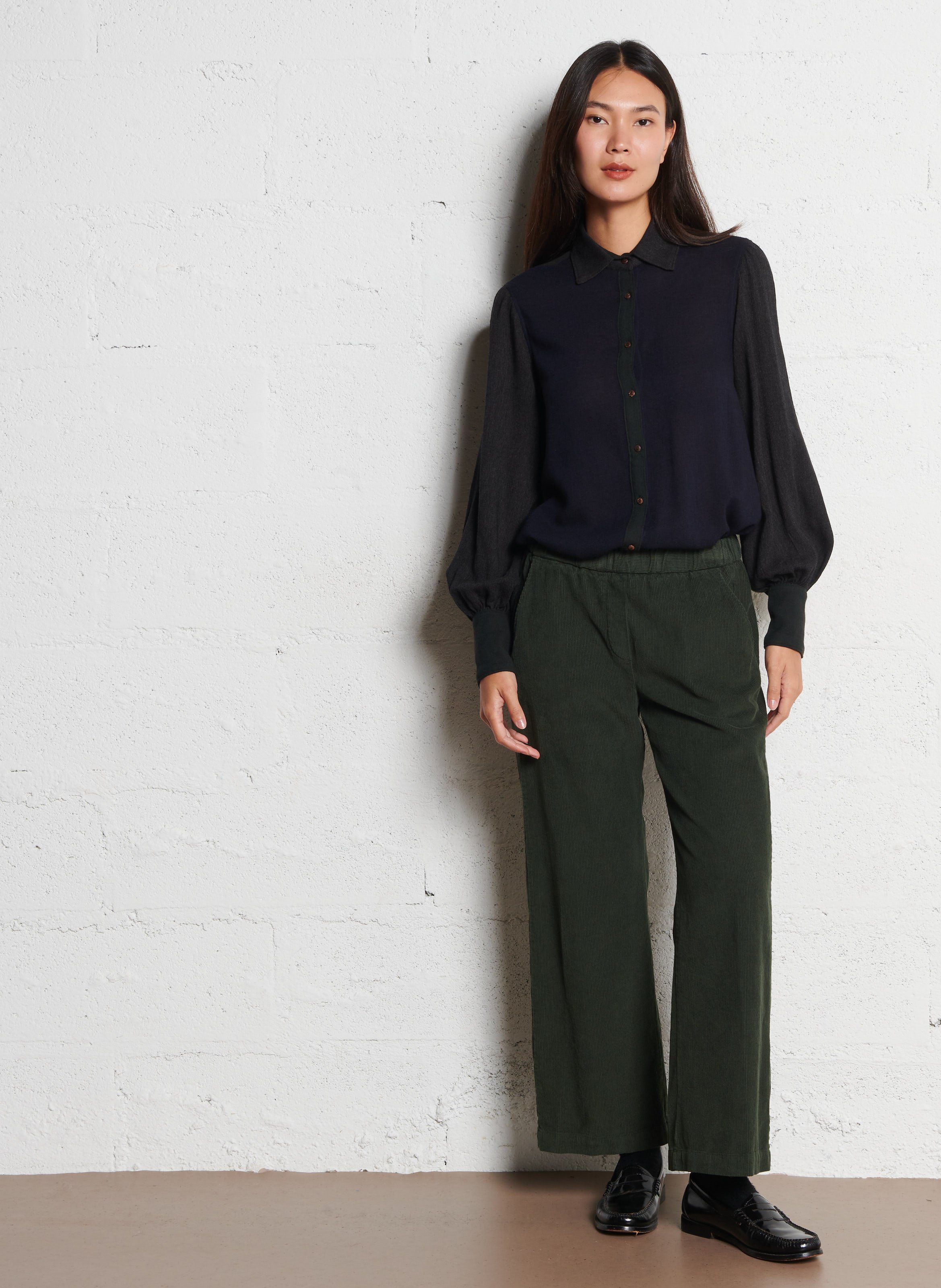 Straight shirt DIEGA Grey