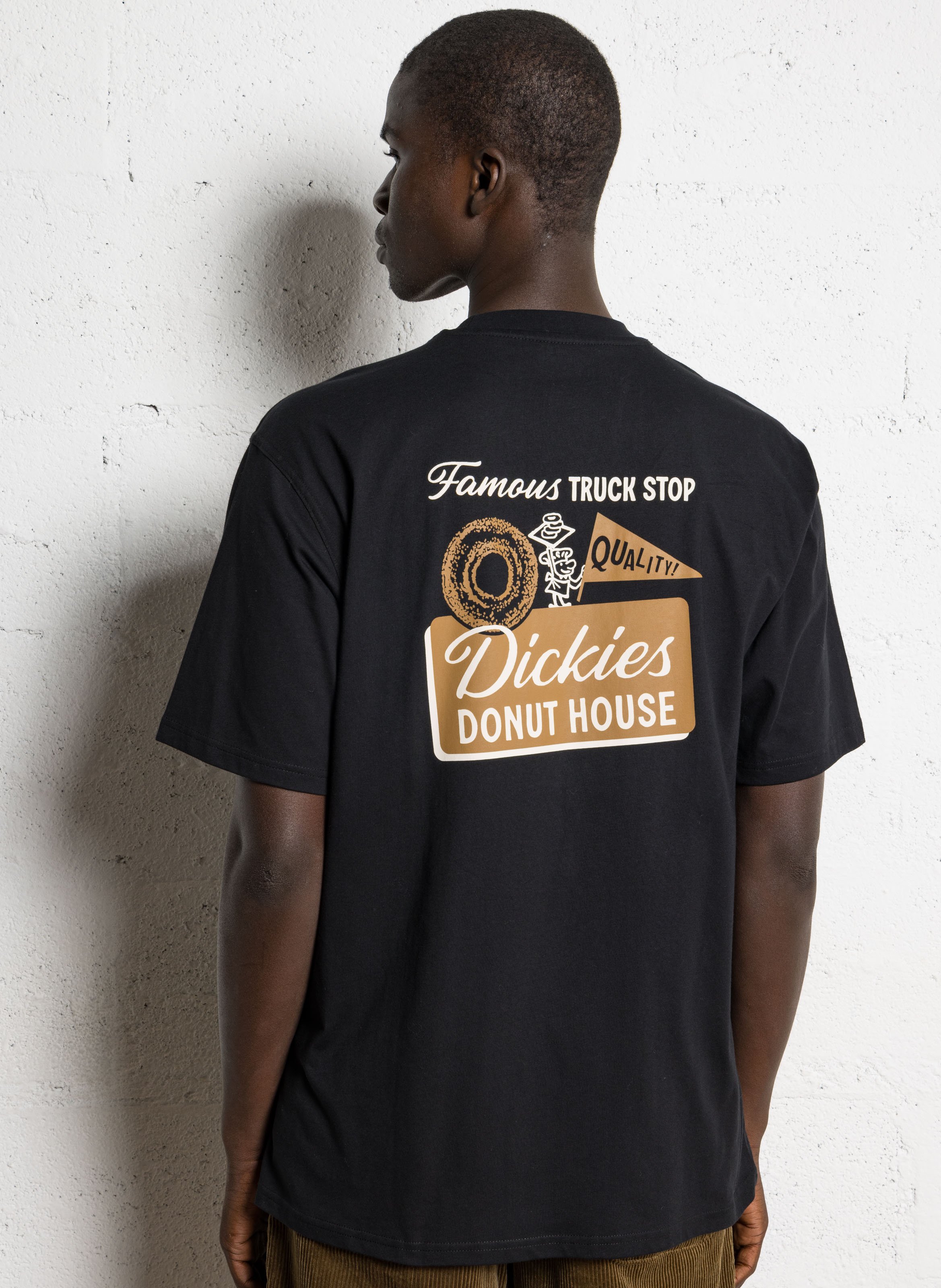 Effen T-shirt DICKIES Zwart