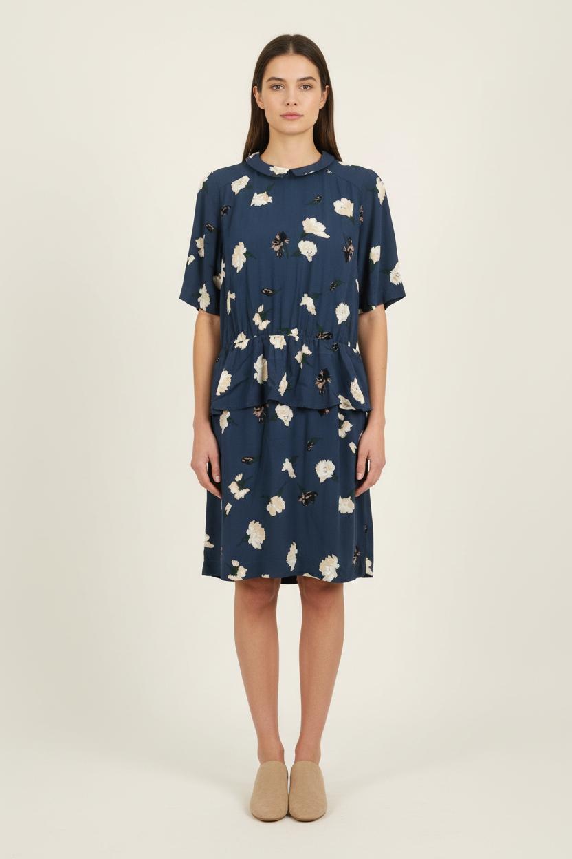 Short & Midi Dress GANNI - Seconde Main Blue