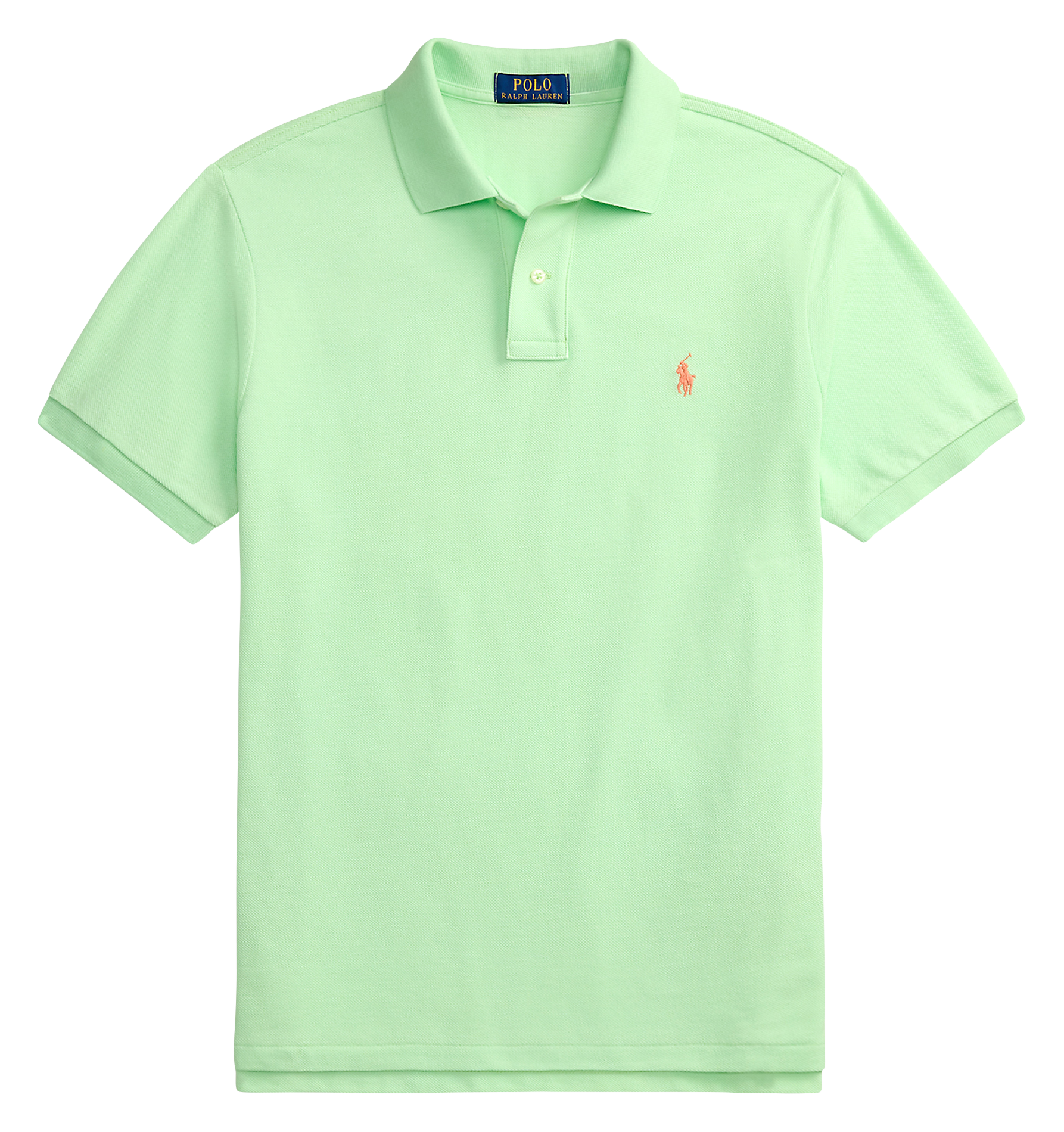 Getailleerde katoenen polo met korte mouwen POLO RALPH LAUREN