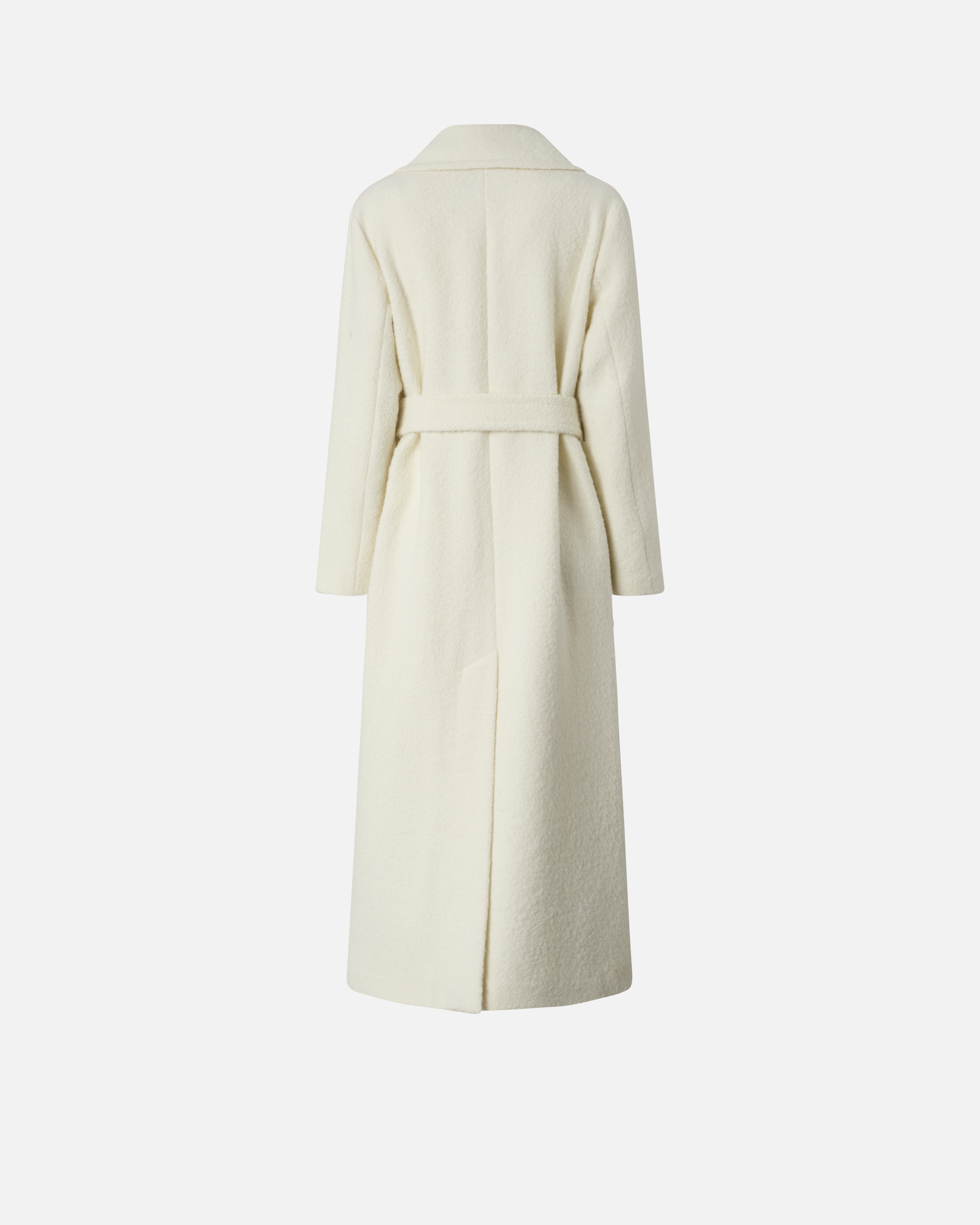 Belted straight-cut coat PINKO White