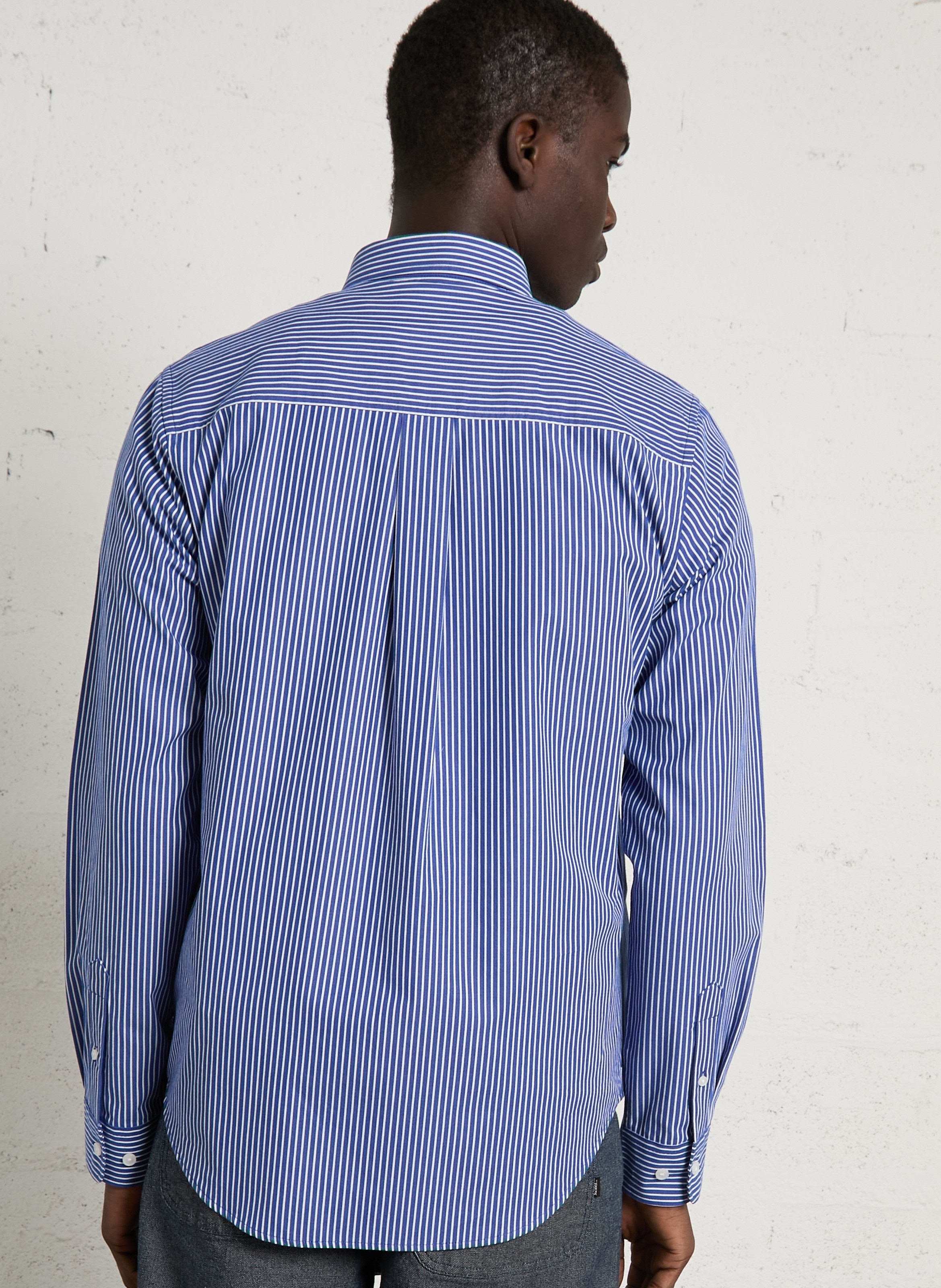 Ramie shirt MINIMUM Blue