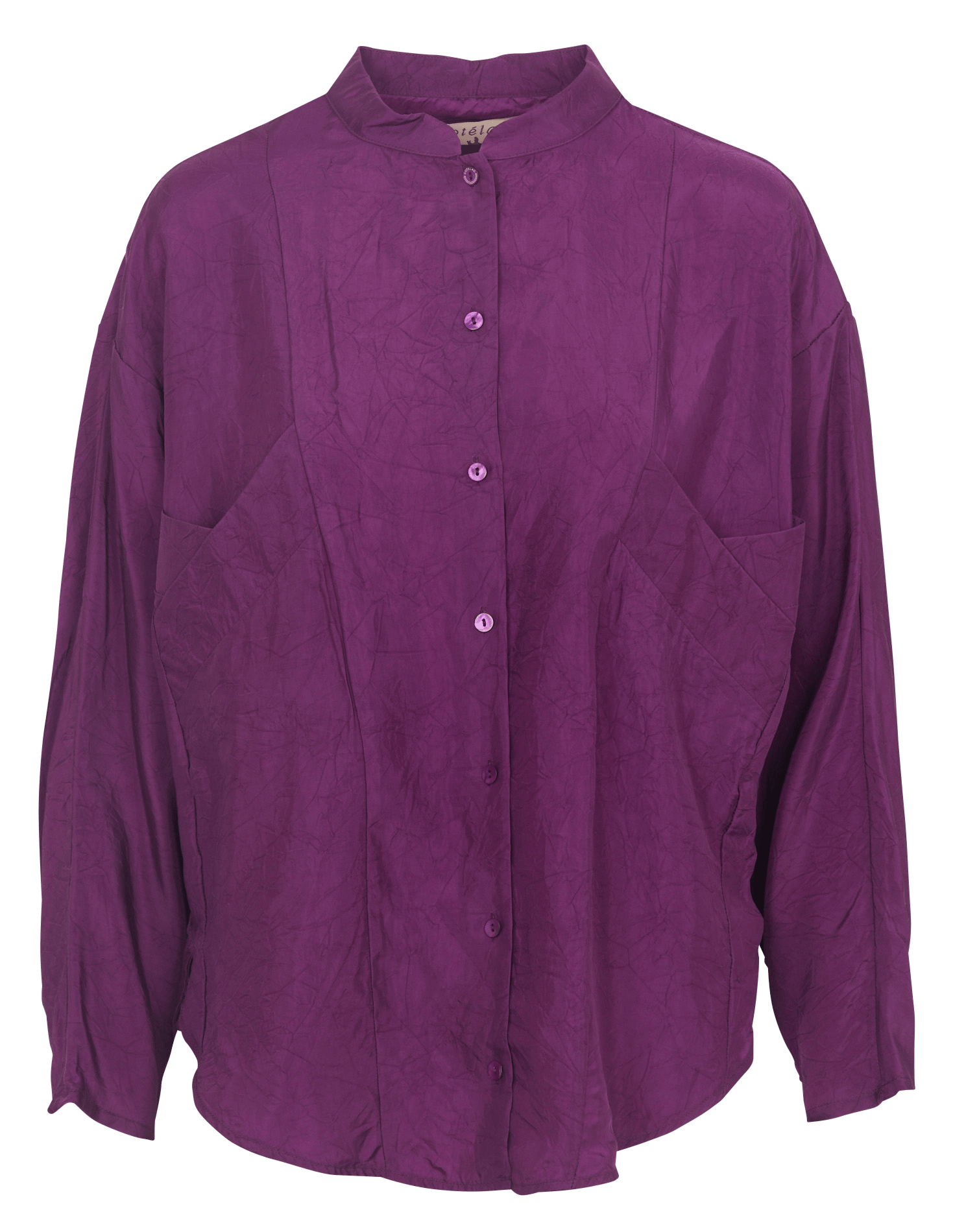 Blouse with round collar COTELAC Purple