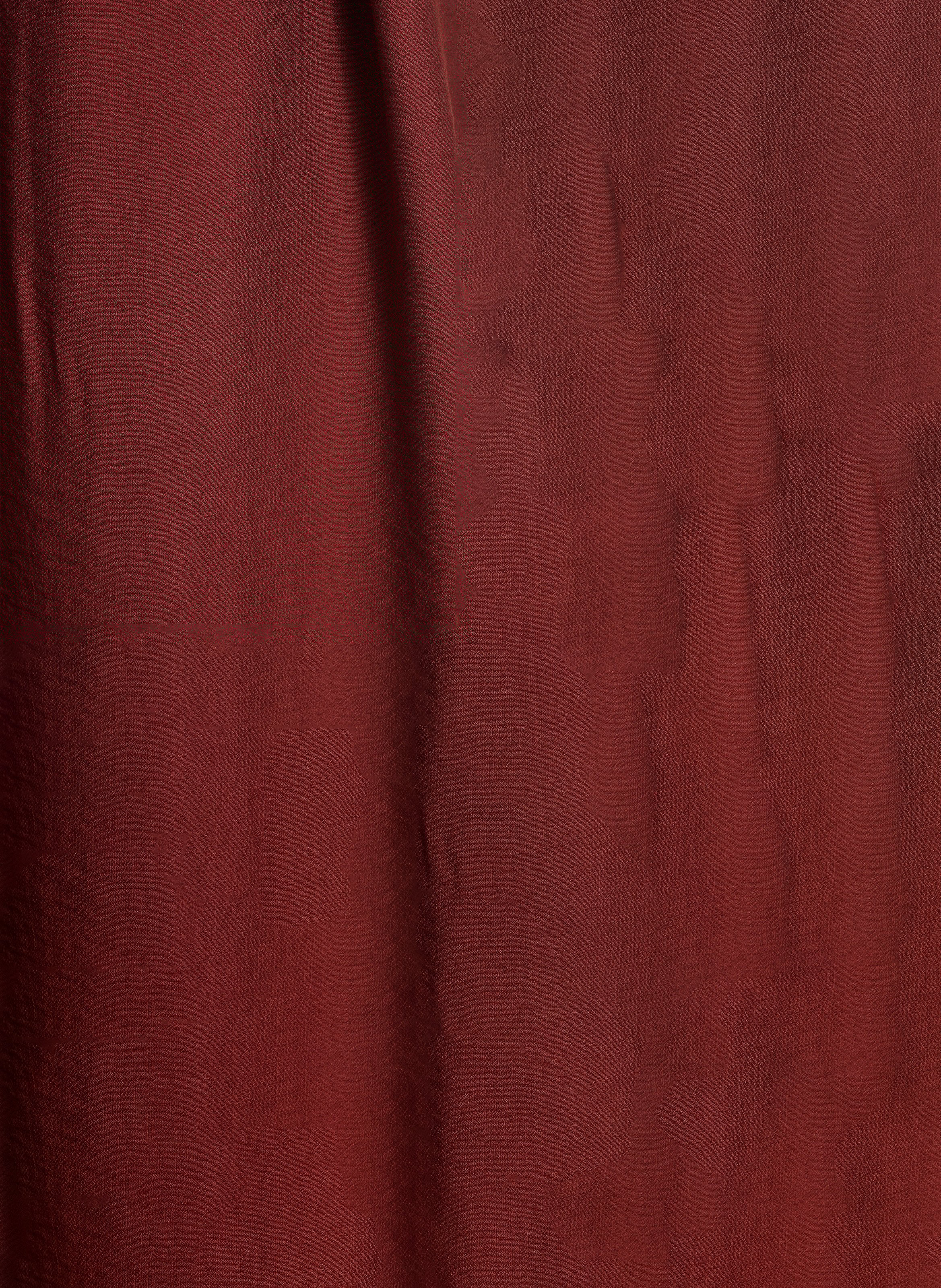 Pantalon large taille haute fluide LA FEE MARABOUTEE Marron