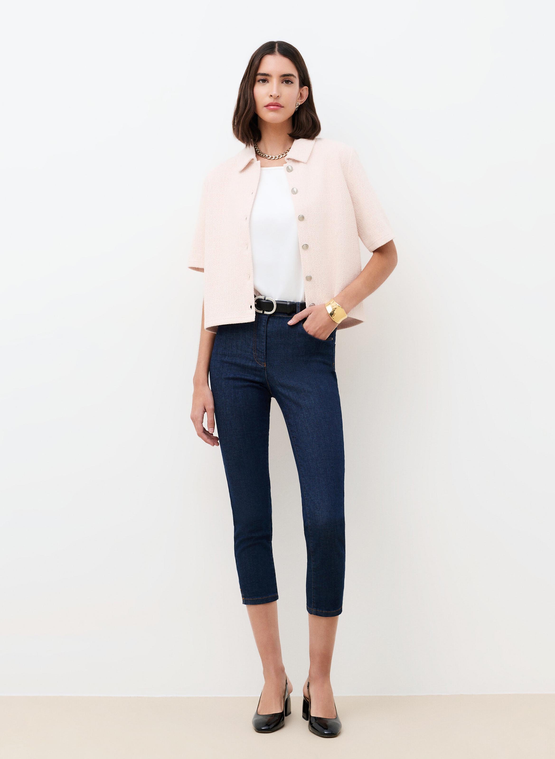 Chemise col classique CAROLL Pink