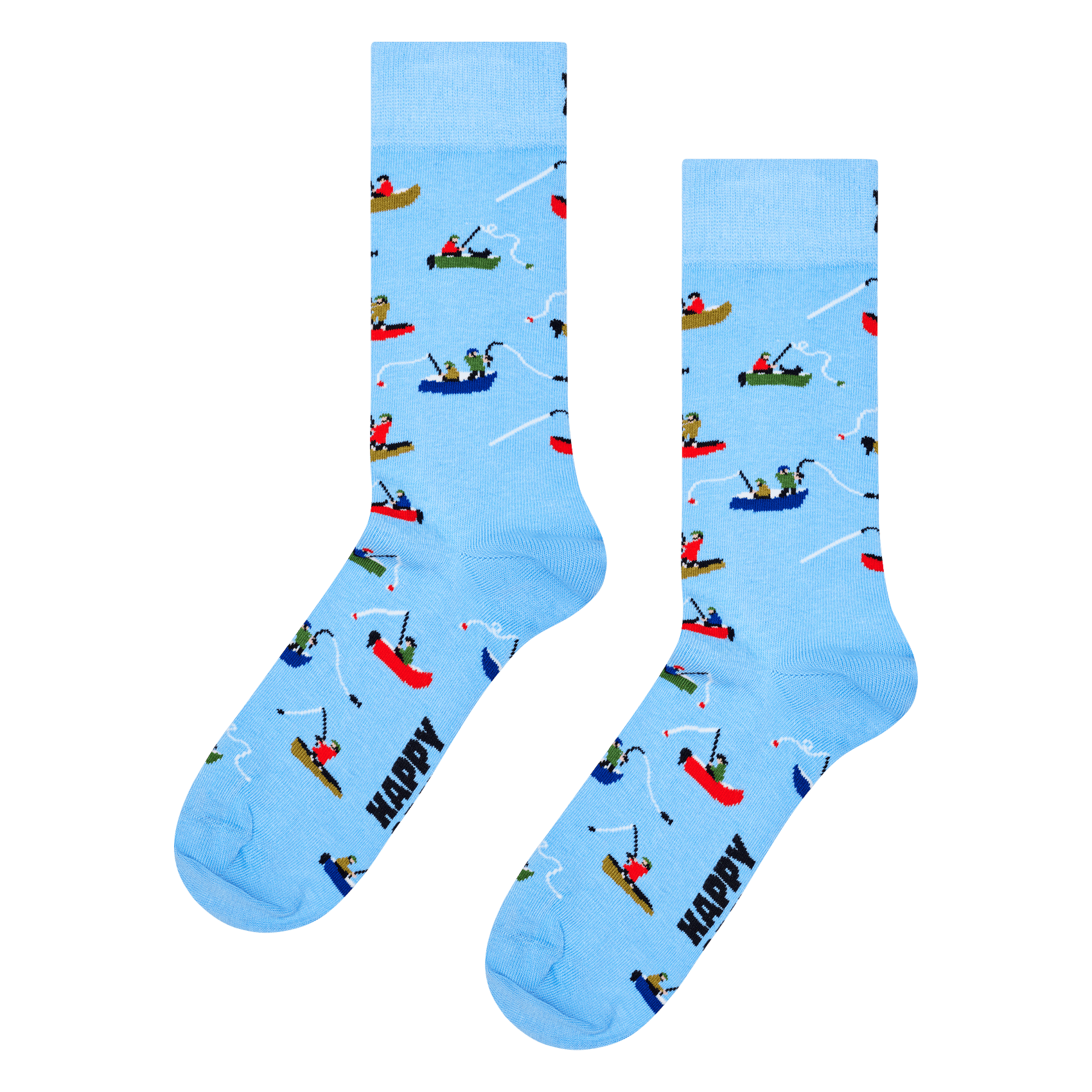 Socken aus Baumwoll-Mix mit Print HAPPY SOCKS Blau