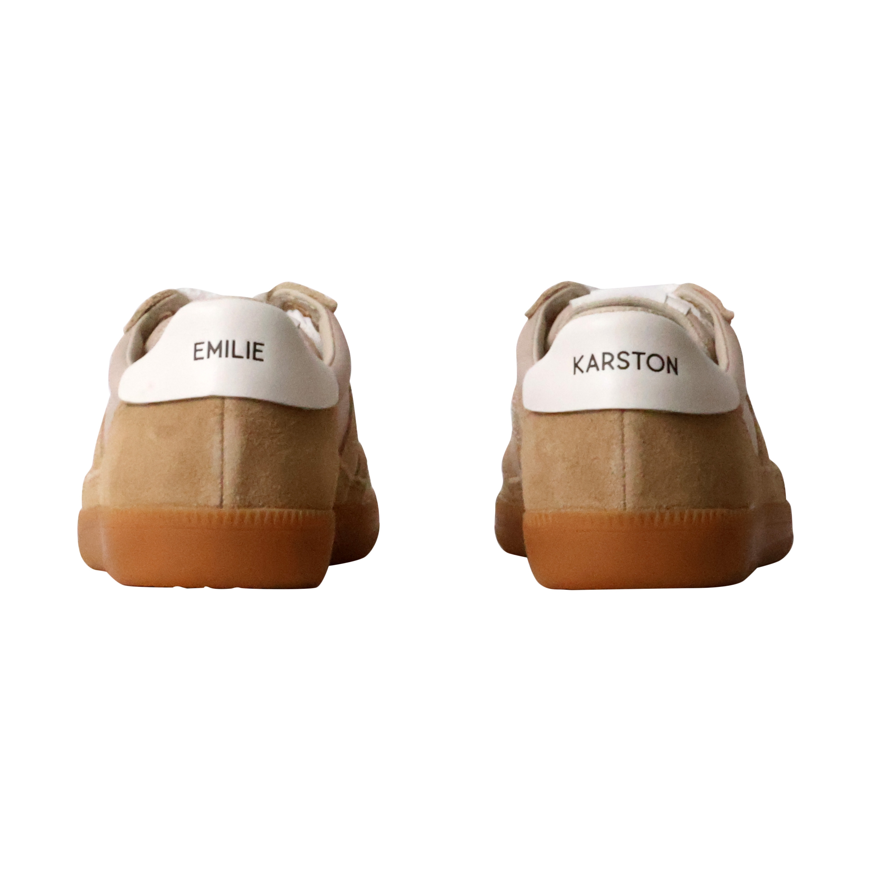 Cherry leather basket EMILIE KARSTON Beige