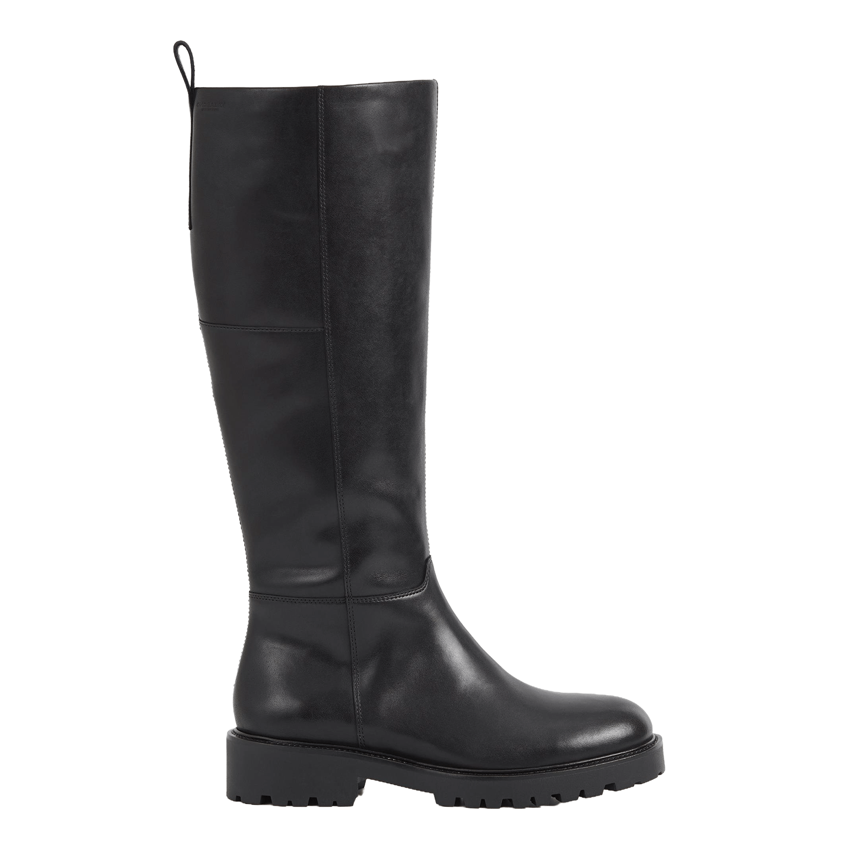 Bottes bout rond en cuir VAGABOND Noir