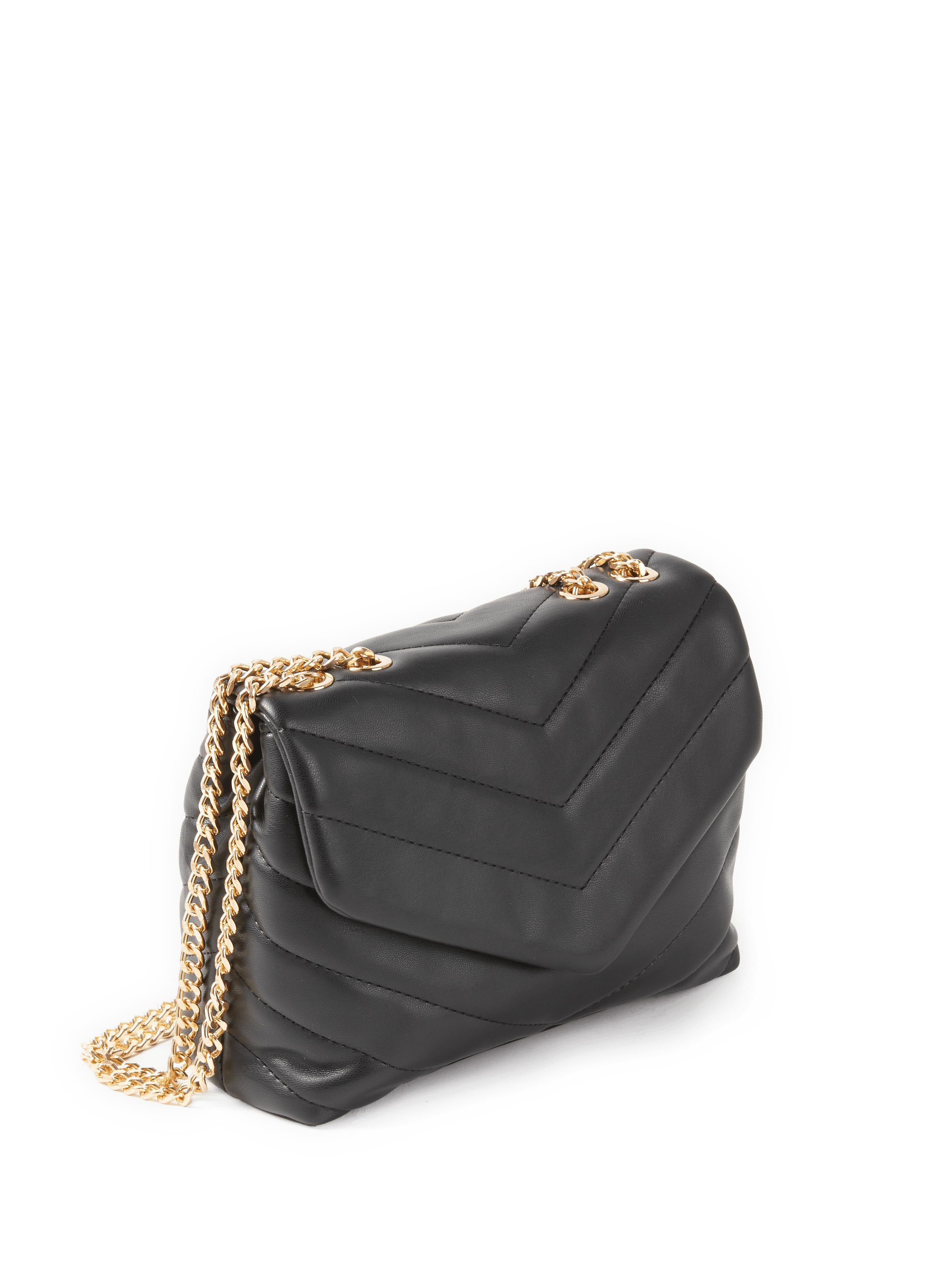 Quilted Shoulder Bag 9229 Khaki AU PRINTEMPS PARIS Black