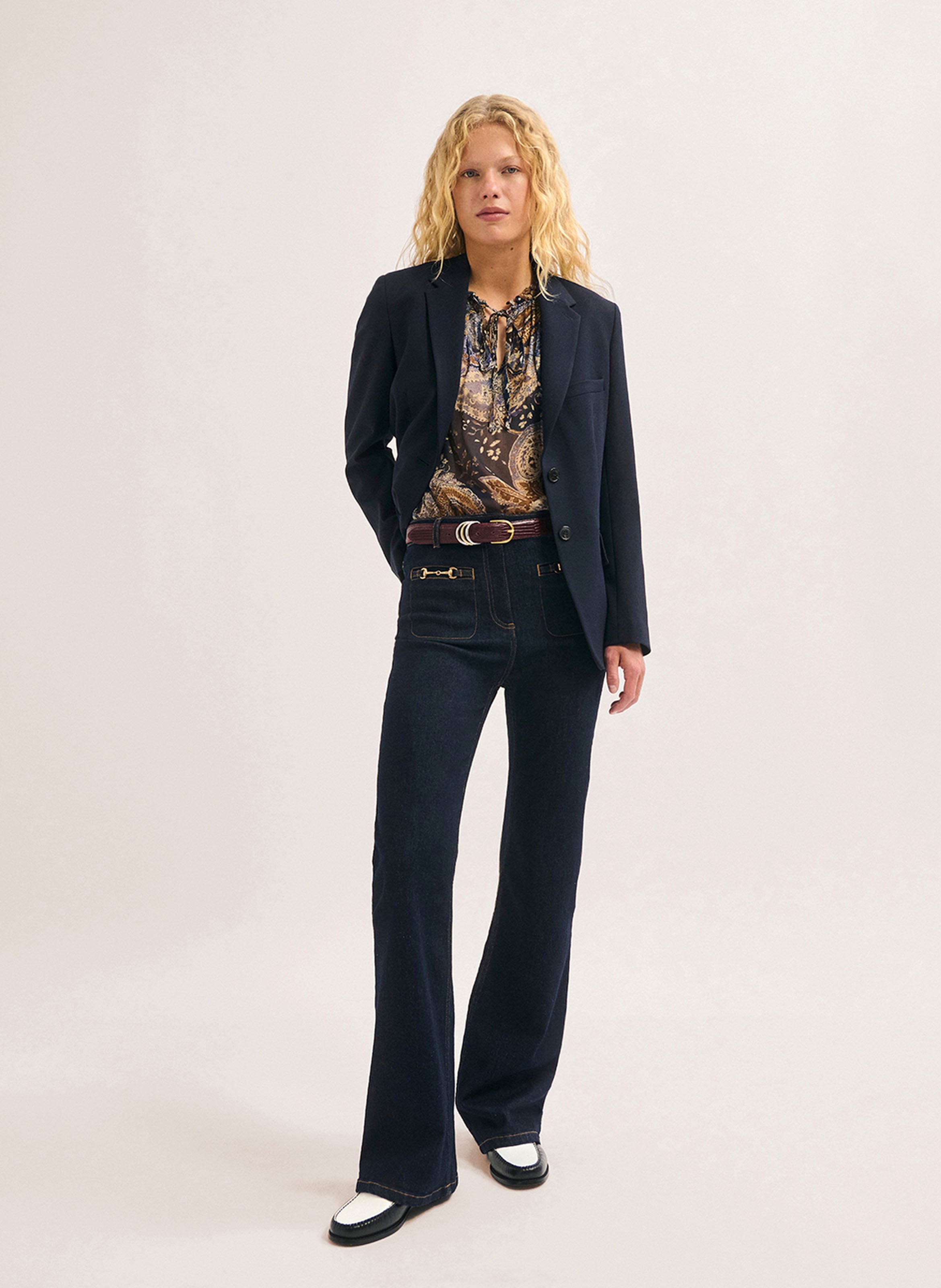 Bootcut-Jeans PABLO Blau