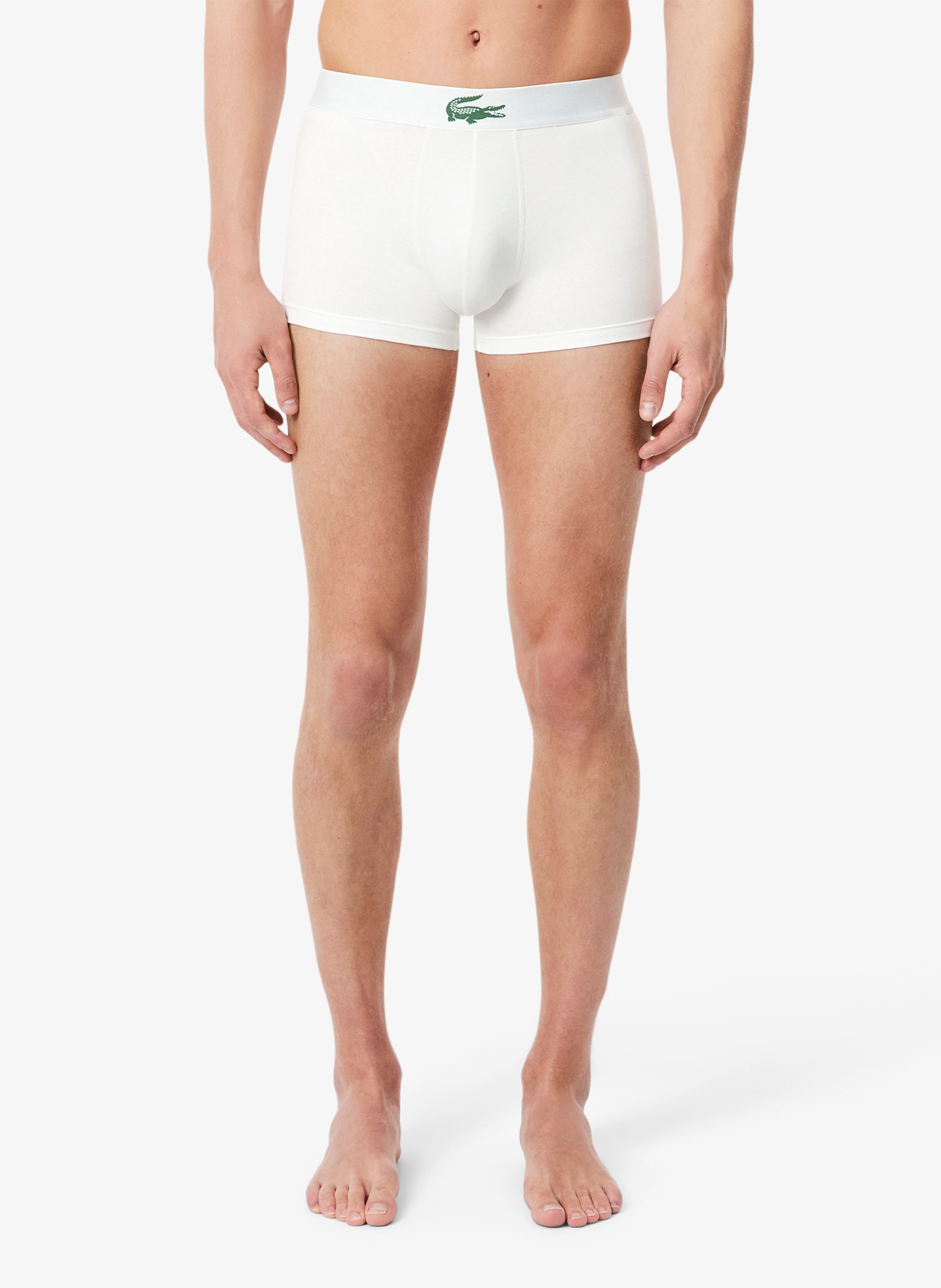 Set aus 3 kurzen Boxershorts aus gemischter Baumwolle LACOSTE Mehrfarbig