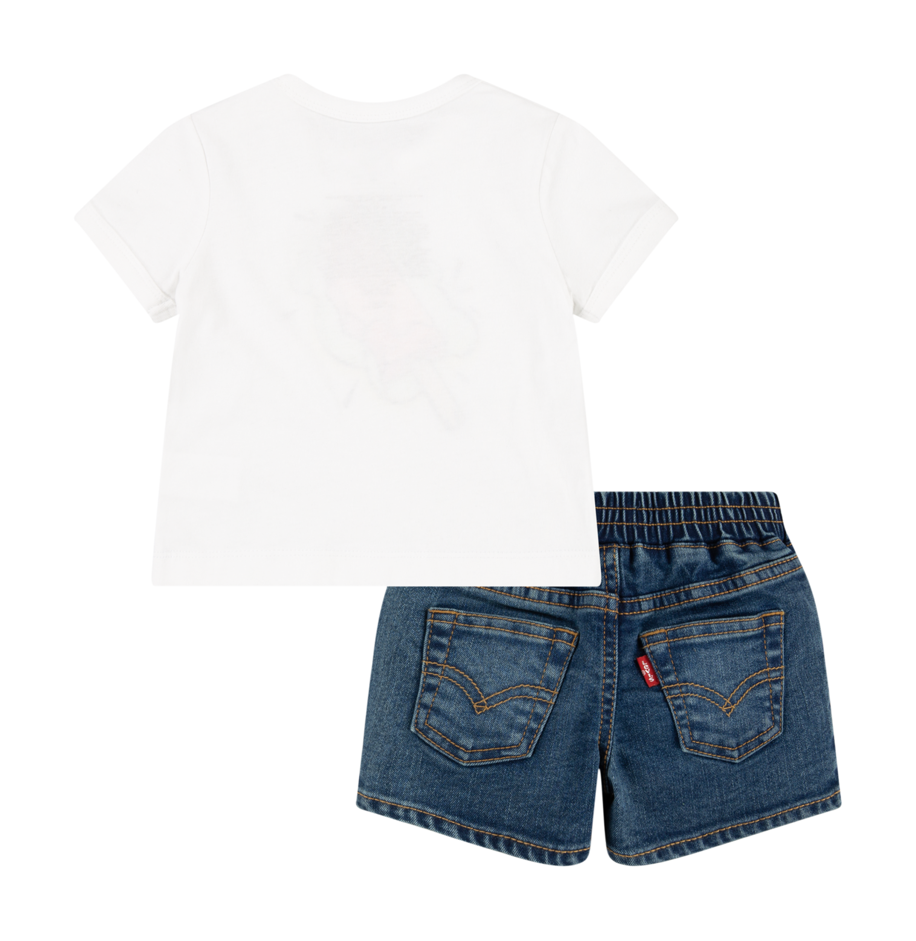 T-shirt and shorts set LEVI'S KIDS White