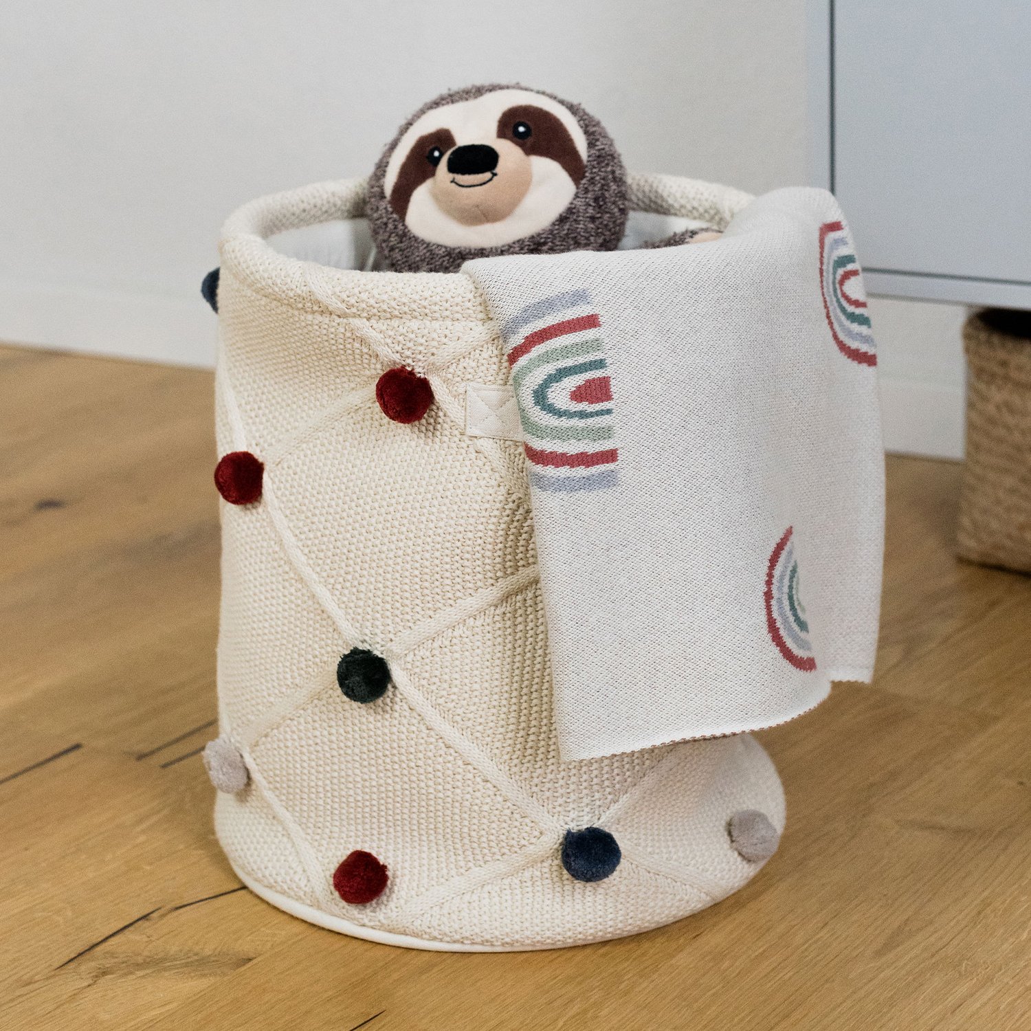 Pompom storage basket KINDSGUT Sheer