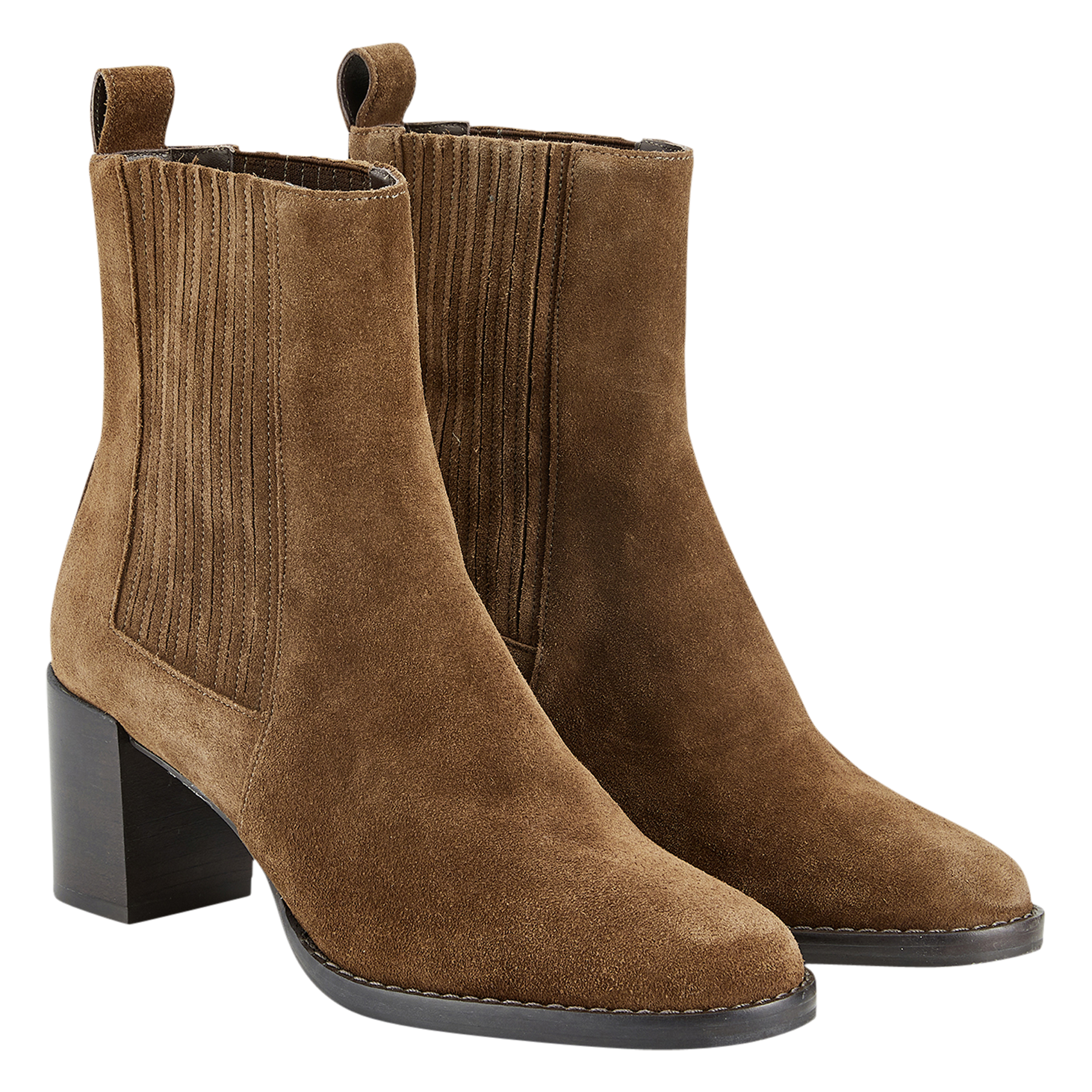 Suède enkellaarzen COSMOPARIS Brown