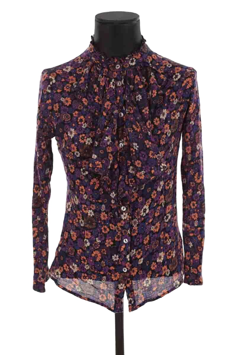 Cotton blouse ANTIK BATIK - Seconde Main Purple