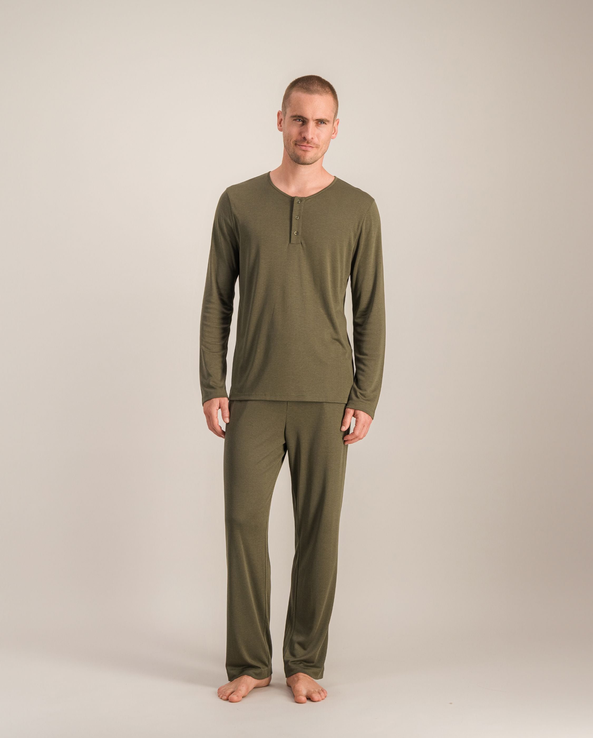 Men's pajama bottoms, matcha ANGARDE Green