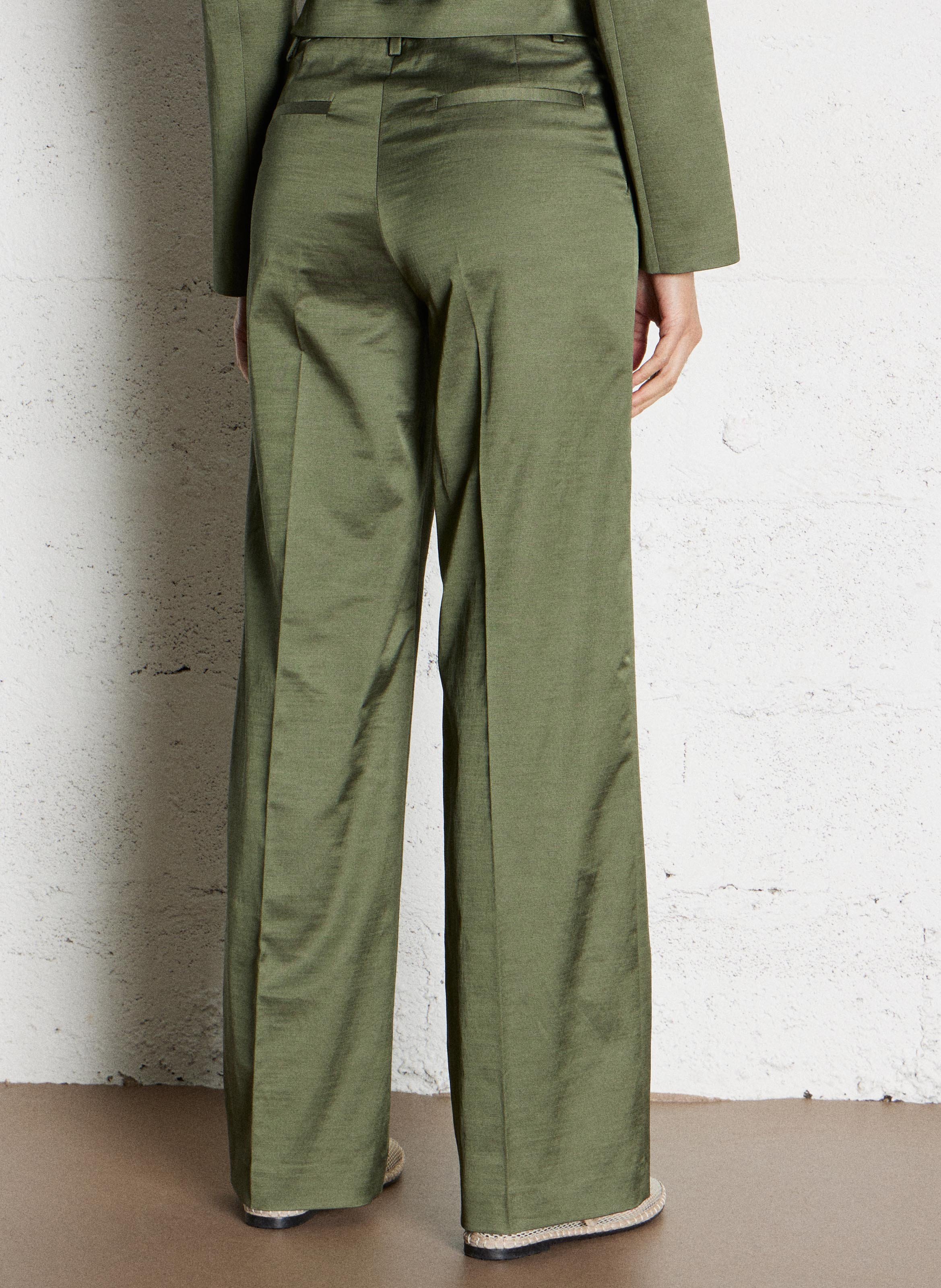 Cotton-blend bucket hat Green