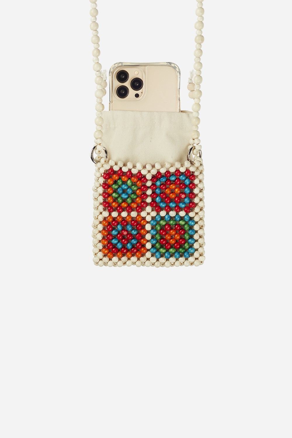 Universal cotton phone pouch LA COQUE FRANCAISE Beige