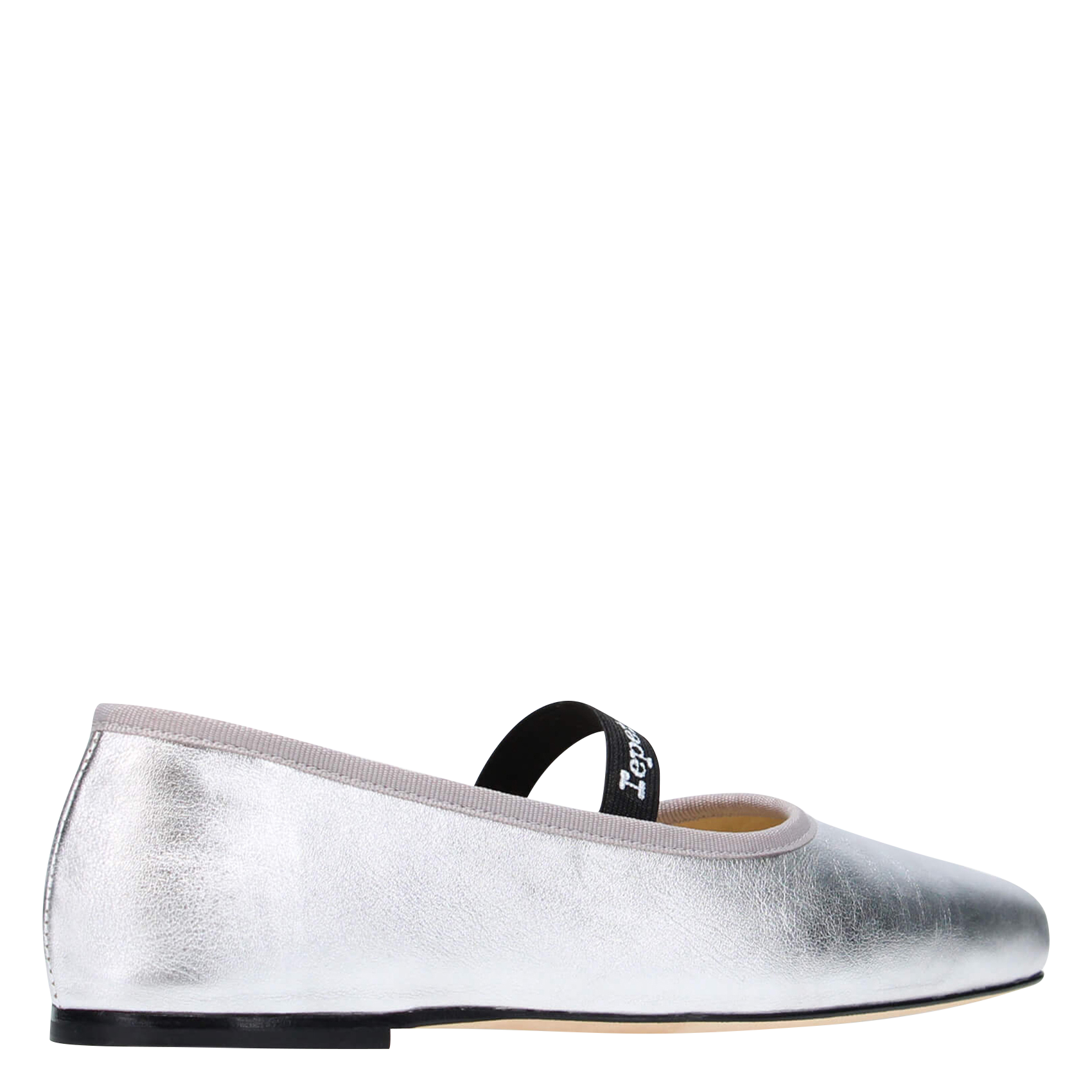 Ballerines en cuir REPETTO Argent