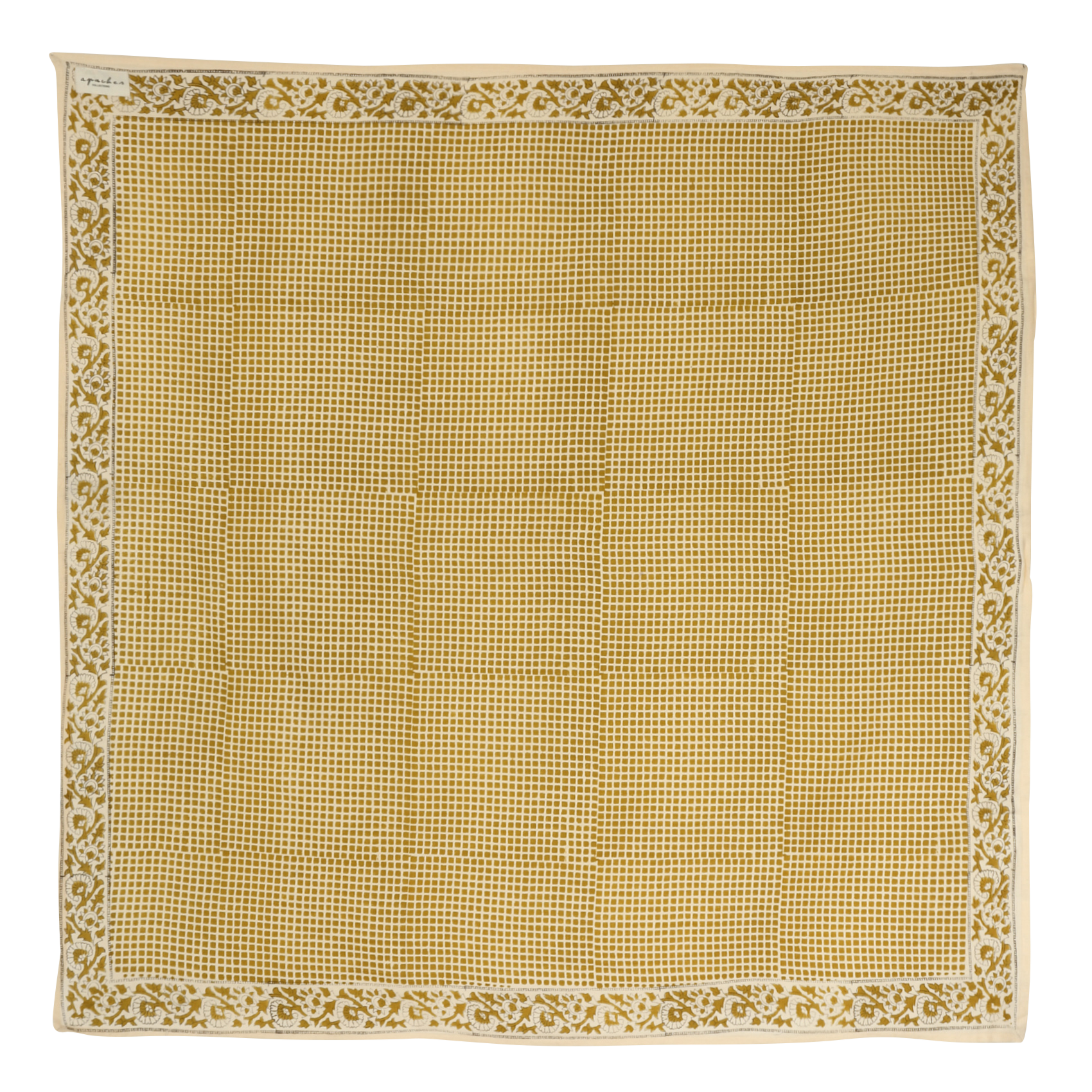 Foulard en coton APACHES COLLECTIONS Vert